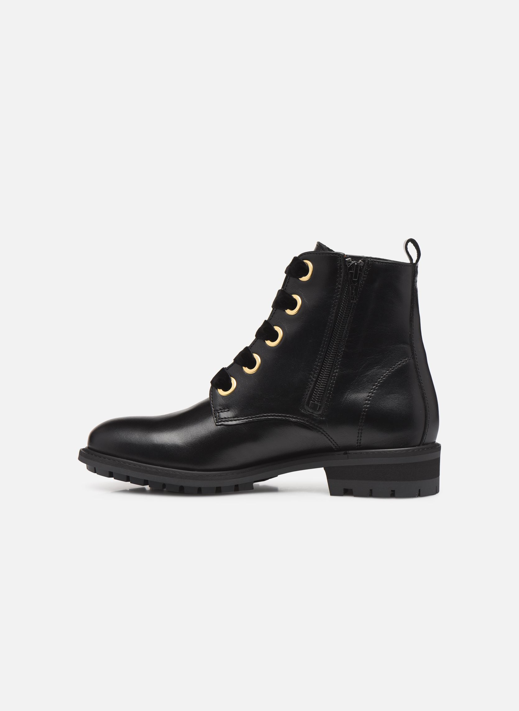 Geschnürte Stiefeletten Cina damen schwarz Georgia Rose Geschnürte Stiefeletten Cina damen schwarz NOIR