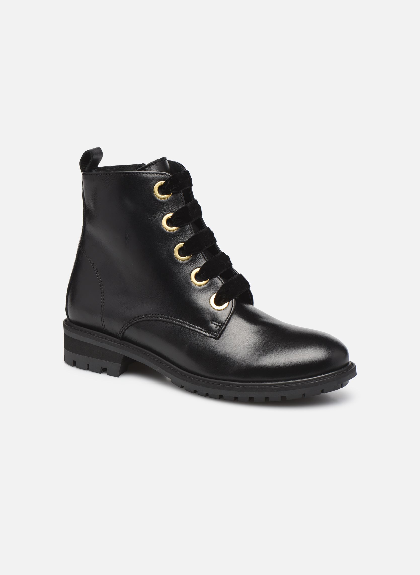 Geschnürte Stiefeletten Cina damen schwarz Georgia Rose Geschnürte Stiefeletten Cina damen schwarz NOIR