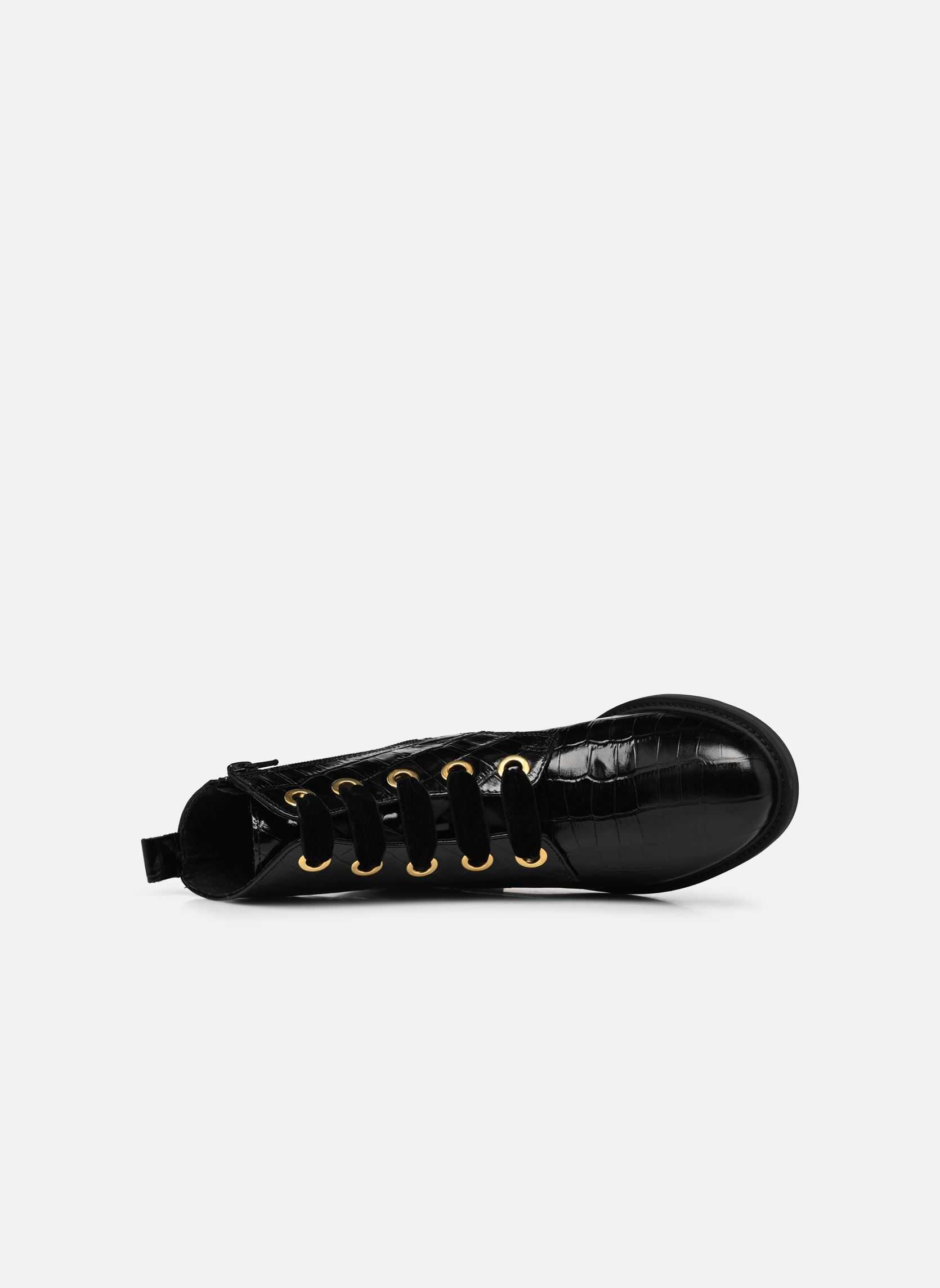 Bottines à lacets Cina femme noir Georgia Rose Bottines à lacets Cina femme noir NOIR CROCO