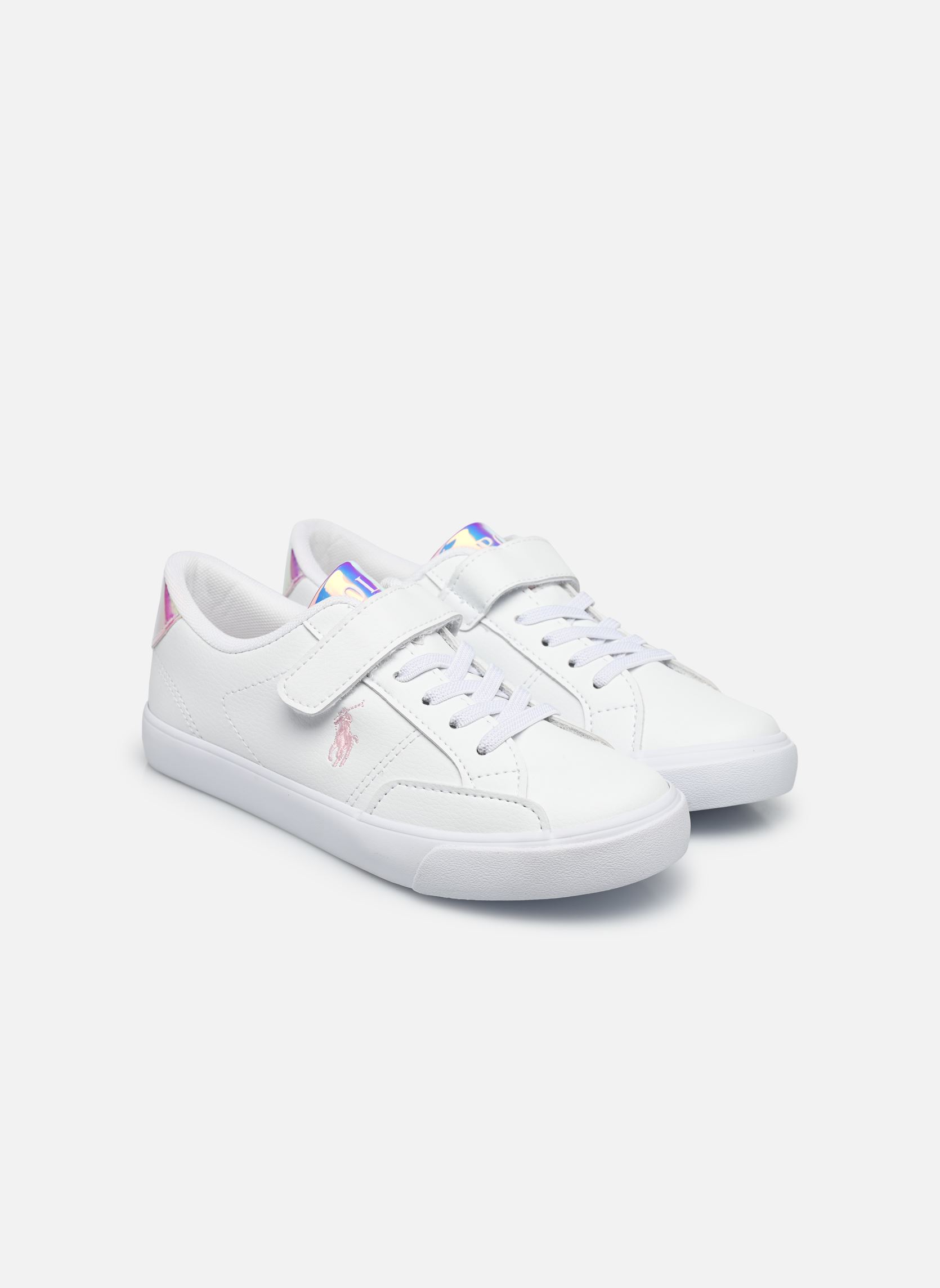 Sneakers basse Theron IV Ps bambina bianco Polo Ralph Lauren Sneakers basse Theron IV Ps bambina bianco WHITE TUMBLED/IRIDESCENT W/ PI