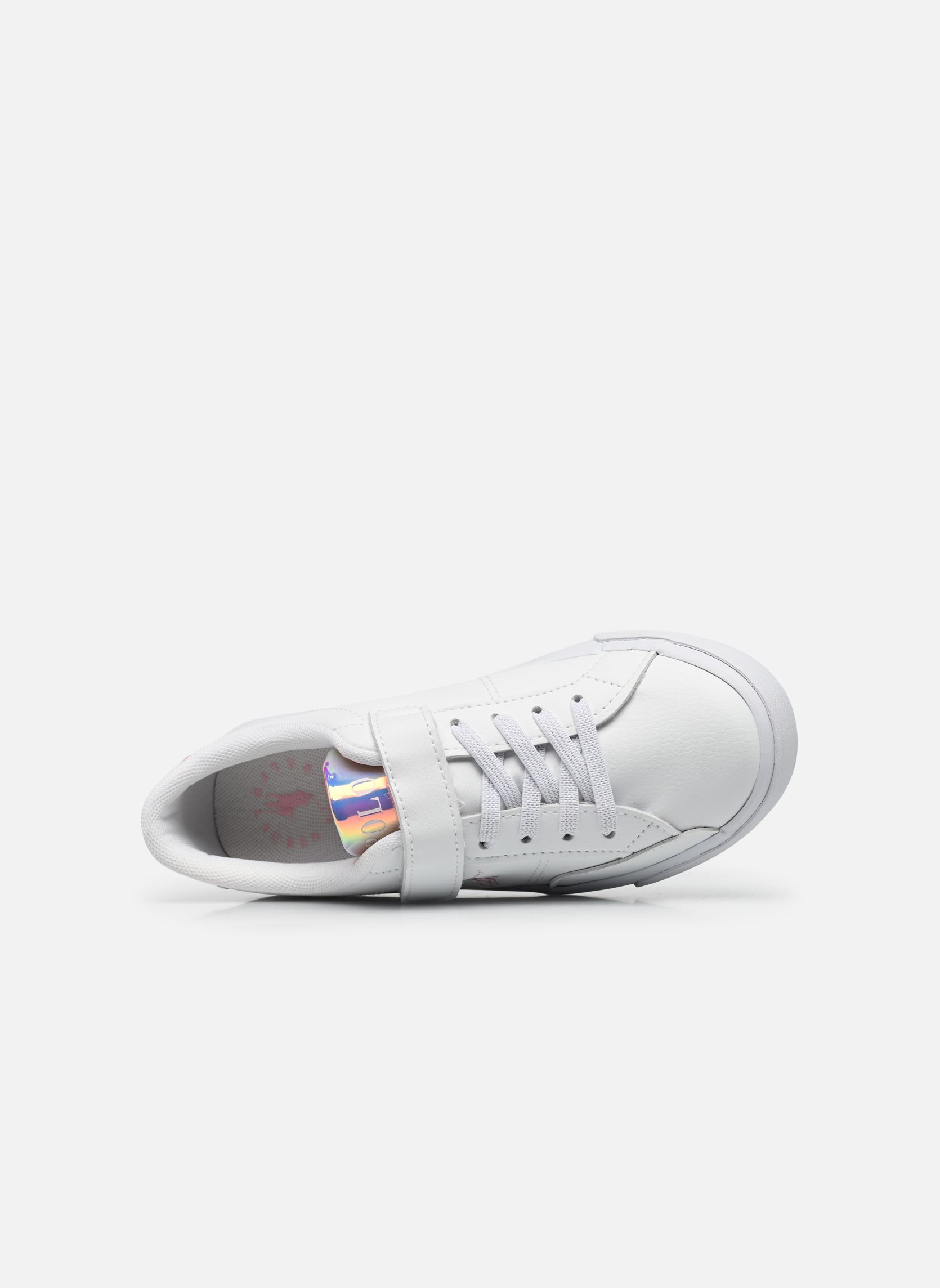 Sneakers basse Theron IV Ps bambina bianco Polo Ralph Lauren Sneakers basse Theron IV Ps bambina bianco WHITE TUMBLED/IRIDESCENT W/ PI