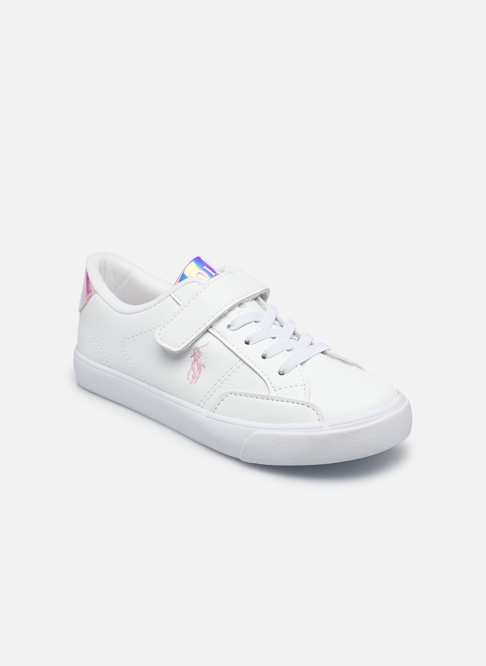 Sneakers basse Theron IV Ps bambina bianco Polo Ralph Lauren Sneakers basse Theron IV Ps bambina bianco WHITE TUMBLED/IRIDESCENT W/ PI