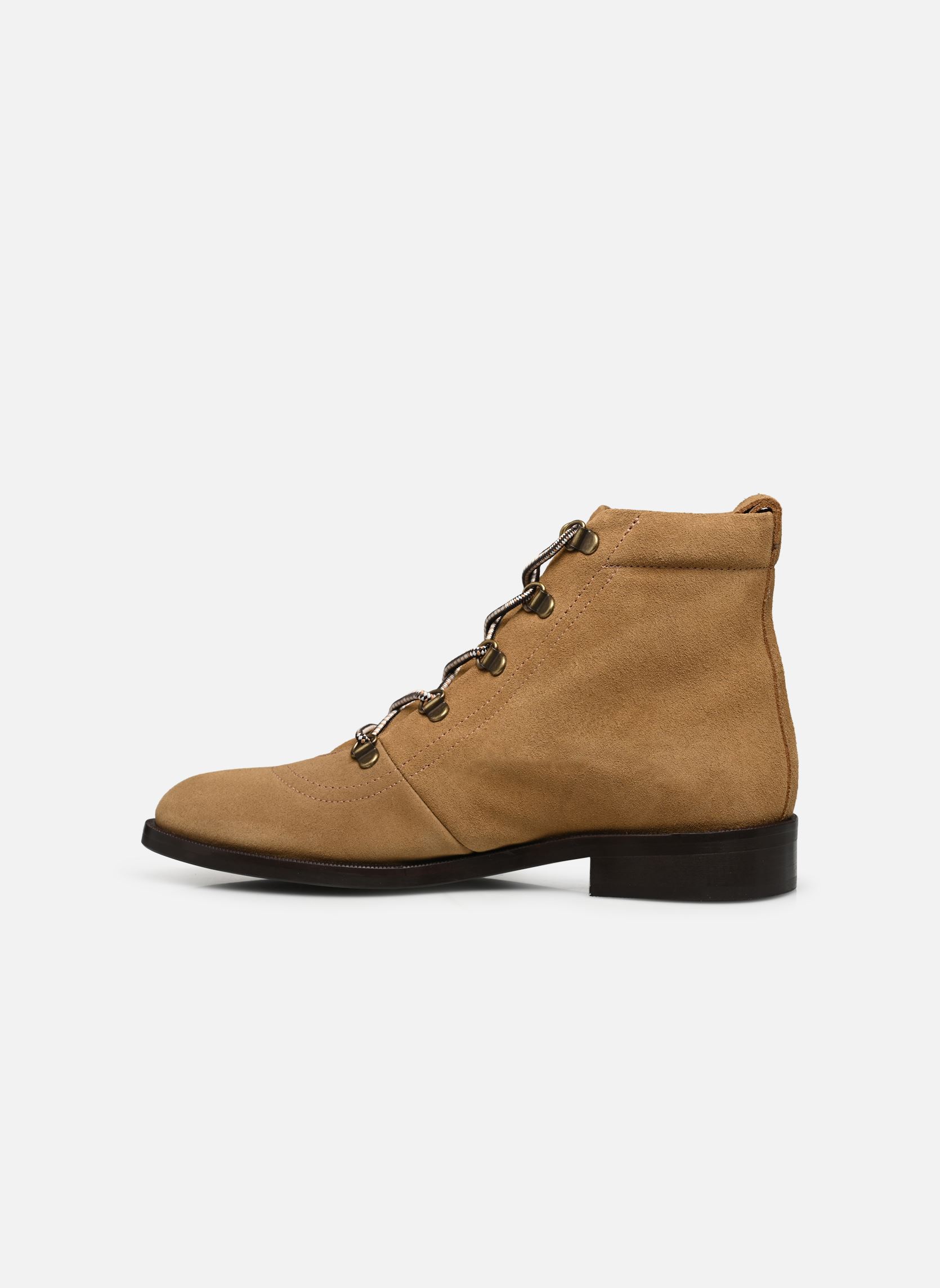 Geschnürte Stiefeletten Raso damen braun Naguisa Geschnürte Stiefeletten Raso damen braun CAMEL