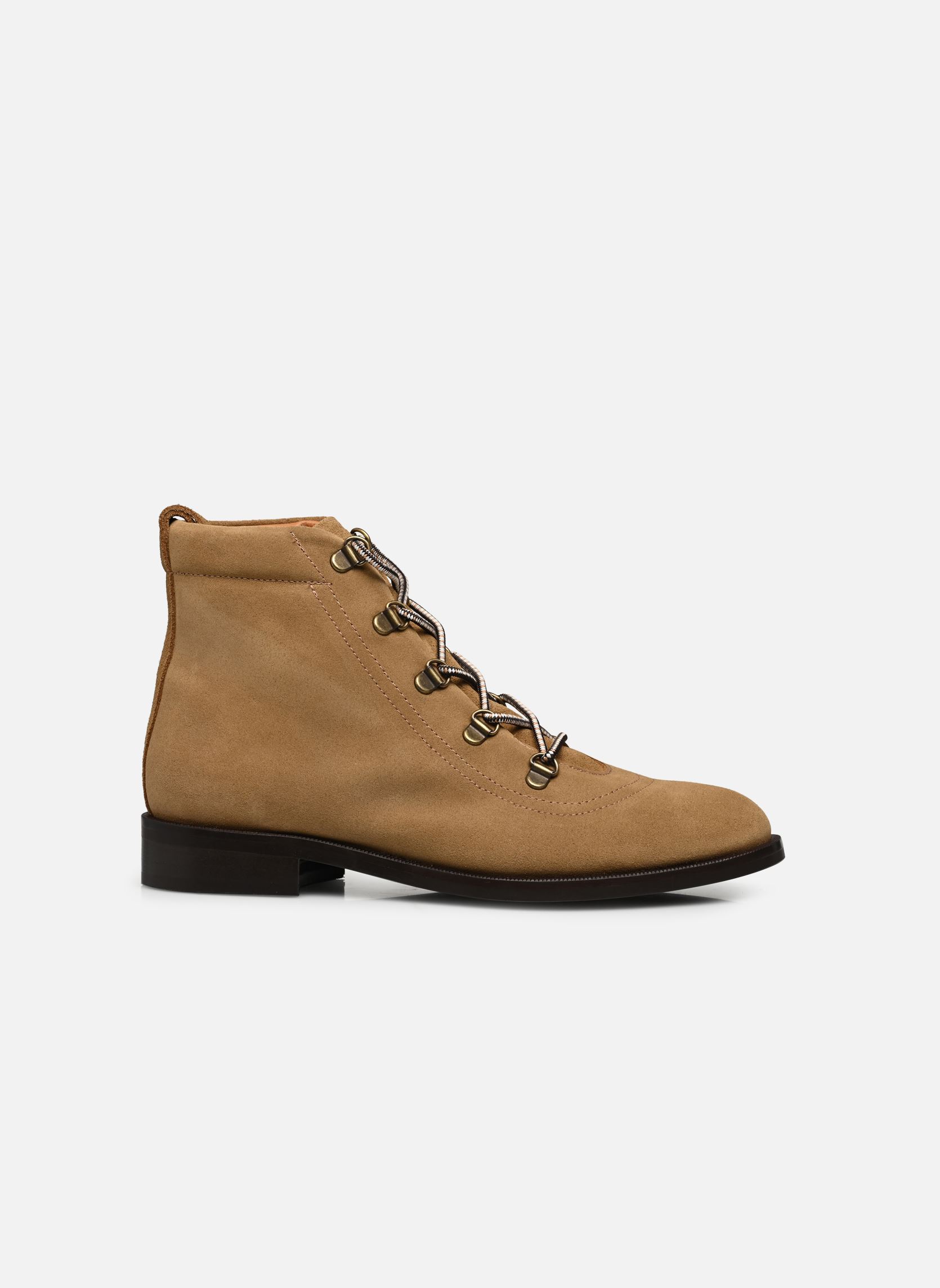 Geschnürte Stiefeletten Raso damen braun Naguisa Geschnürte Stiefeletten Raso damen braun CAMEL
