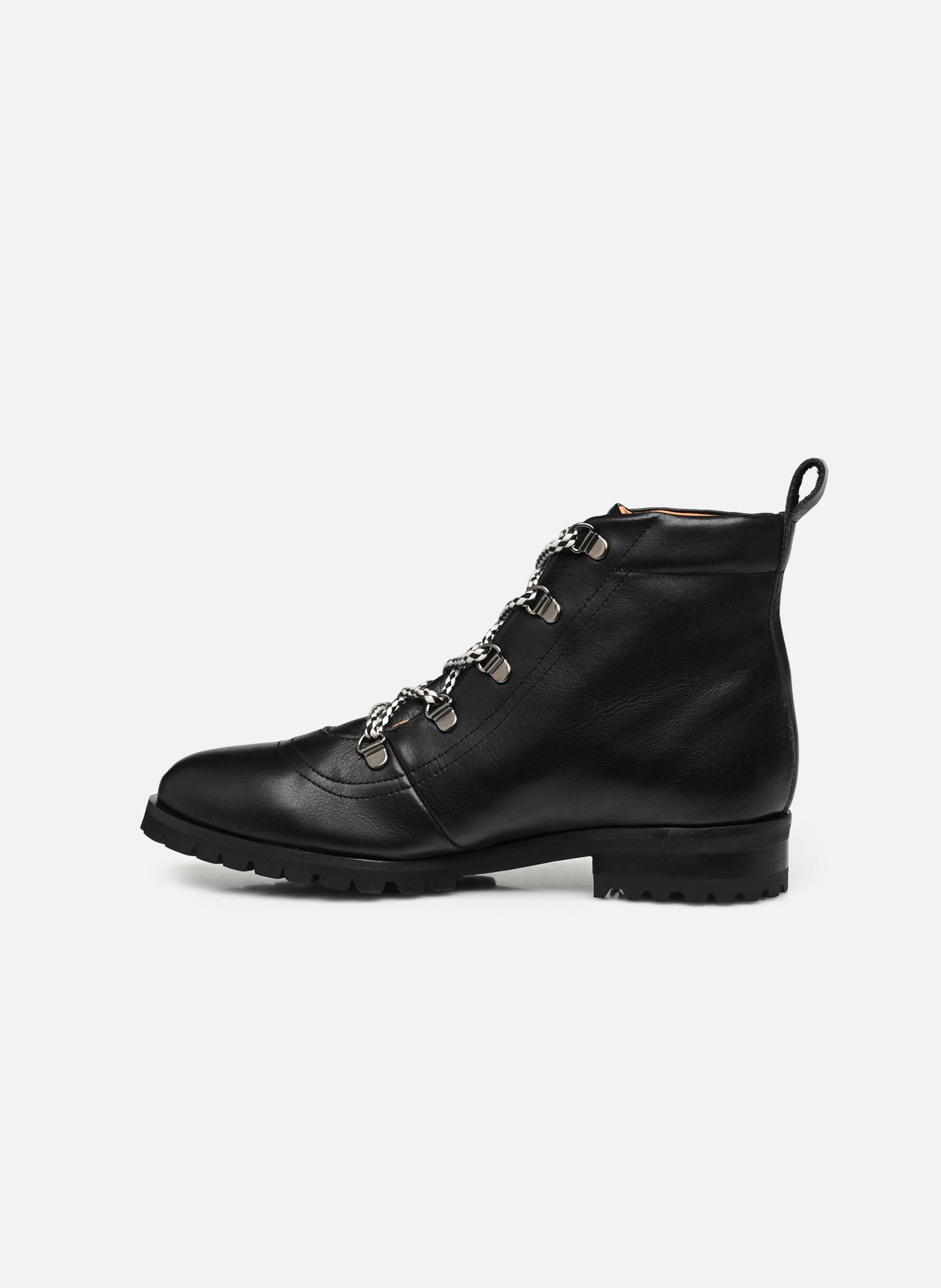 Geschnürte Stiefeletten Raso damen schwarz Naguisa Geschnürte Stiefeletten Raso damen schwarz BLACK 2