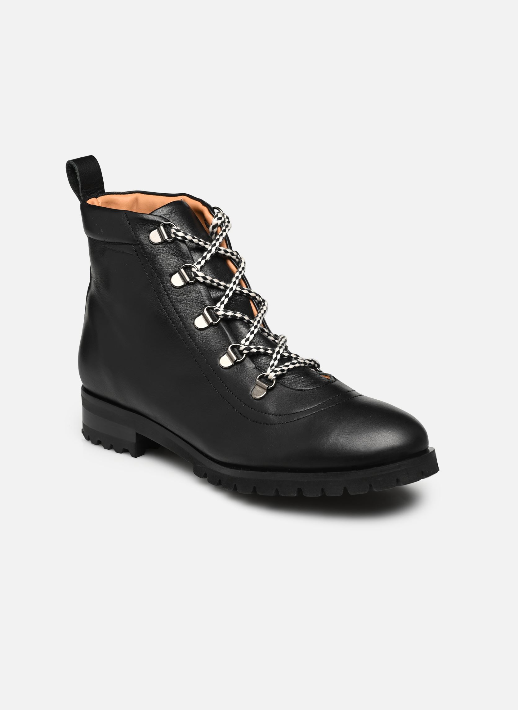 Geschnürte Stiefeletten Raso damen schwarz Naguisa Geschnürte Stiefeletten Raso damen schwarz BLACK 2
