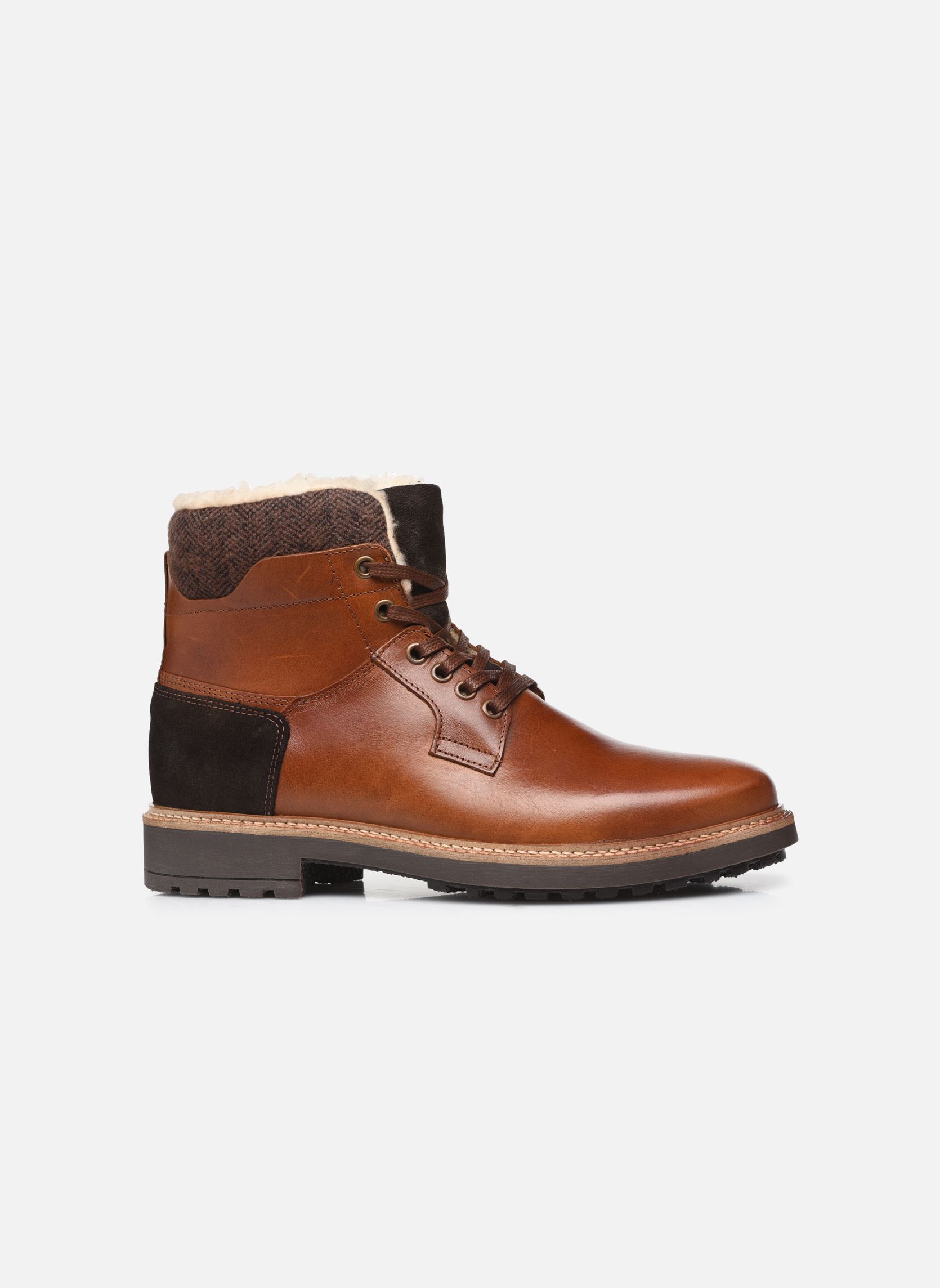 Bottines à lacets WETOW homme marron Marvin&Co Bottines à lacets WETOW homme marron FONCÉ