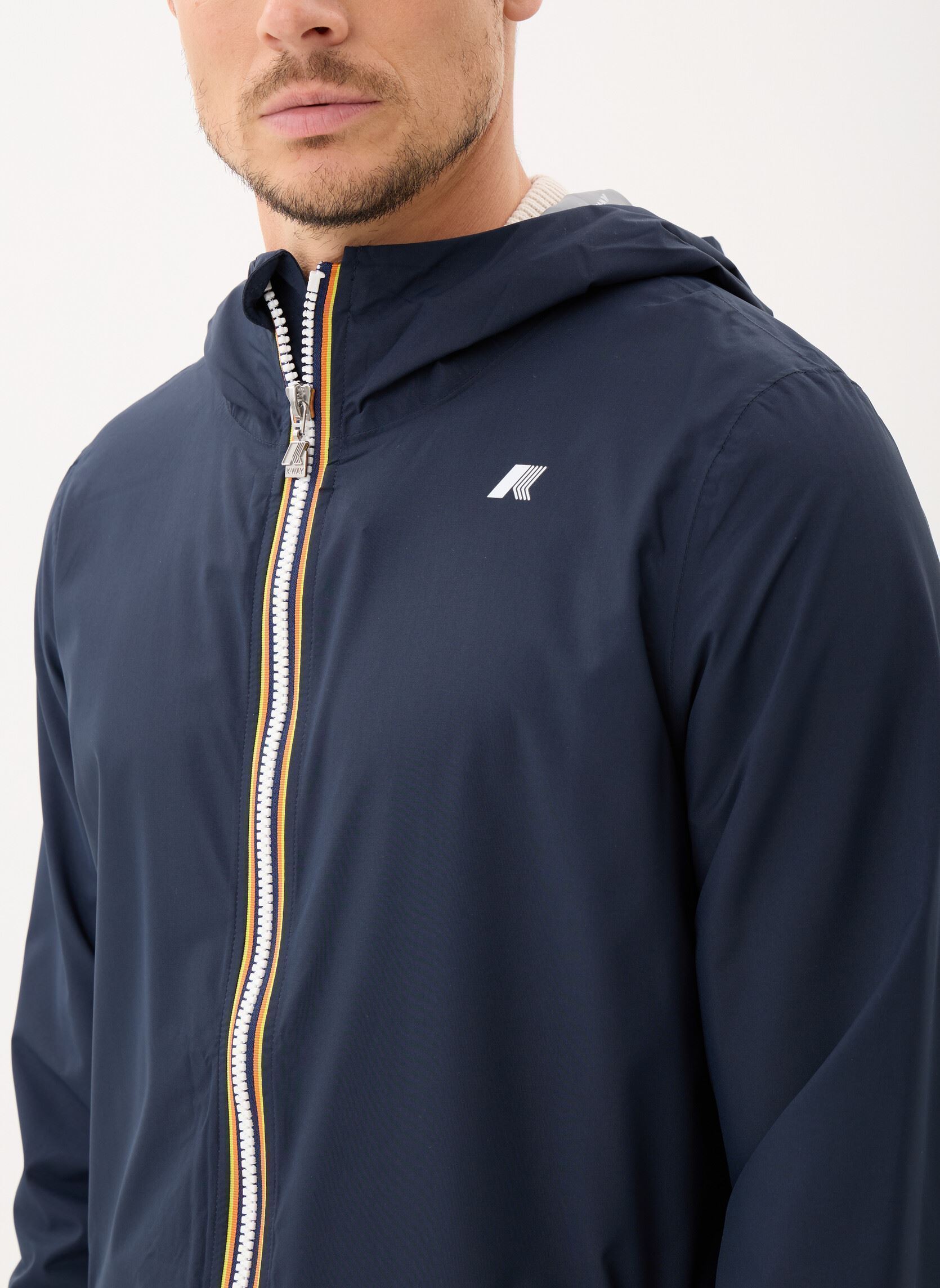 Vestes imperméables Thomas Stretch Dot homme bleu K-Way Vestes imperméables Thomas Stretch Dot homme bleu DEPHT BLUE