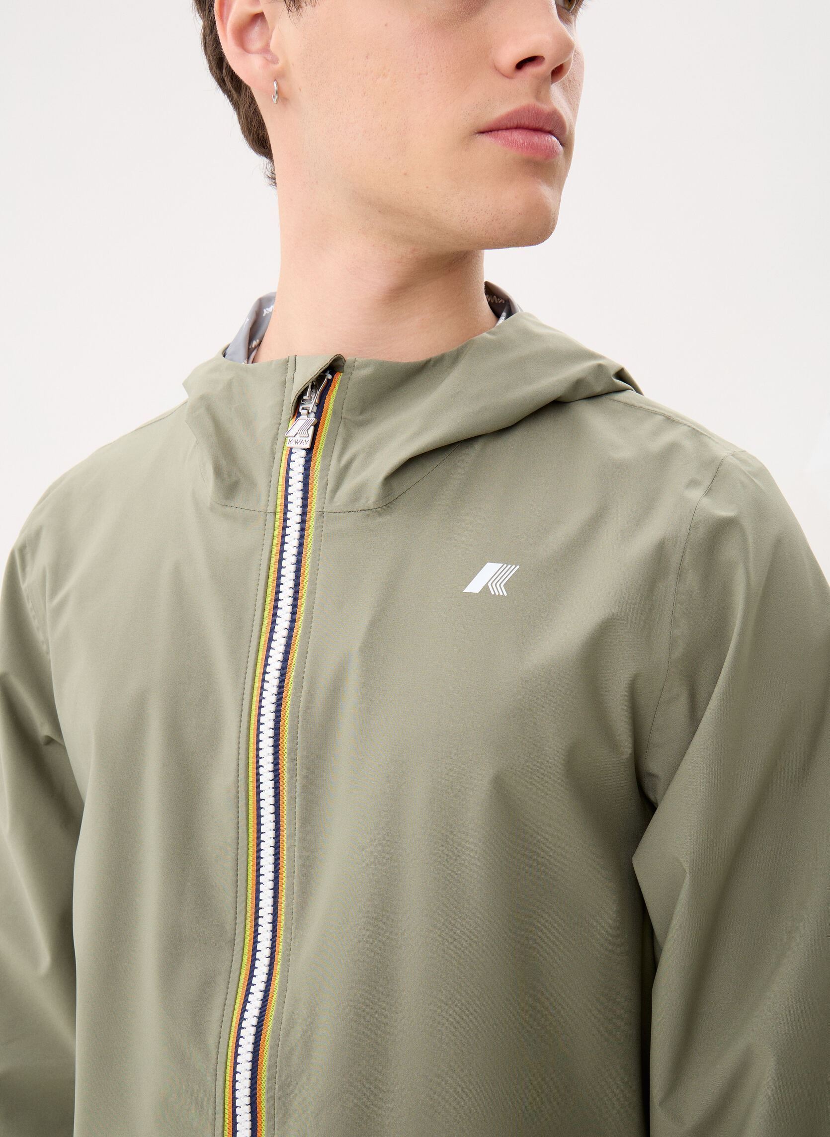 Vestes imperméables Thomas Stretch Dot homme vert K-Way Vestes imperméables Thomas Stretch Dot homme vert GREEN LICHEN