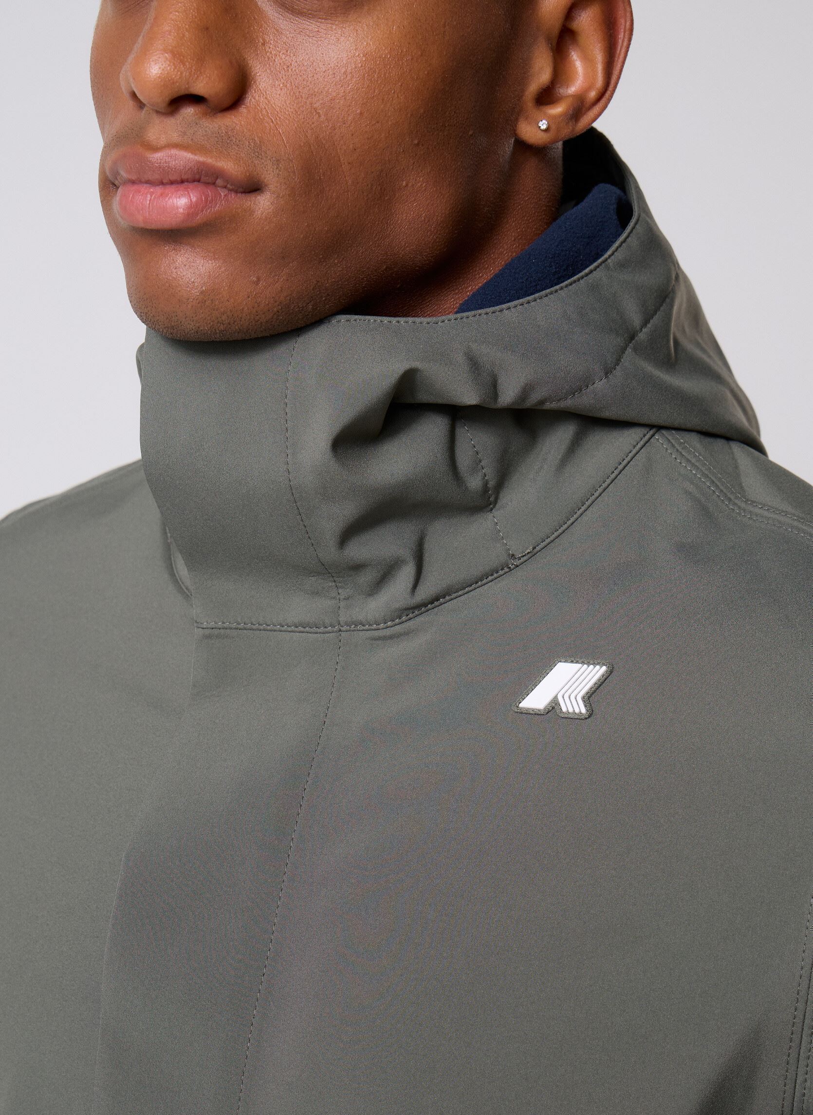 Vestes imperméables Thomas Bonded homme vert K-Way Vestes imperméables Thomas Bonded homme vert GREEN BLACKISH - BLUE DEPTH