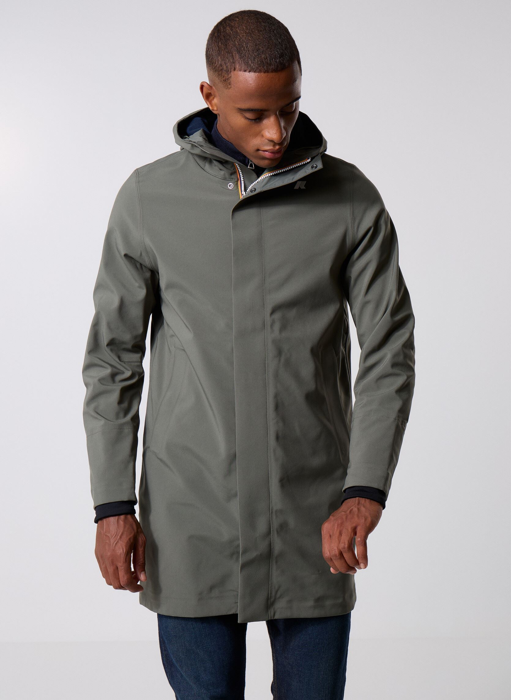 Blouson K Way Veste longue homme Thomas Bonded de US - vue 3