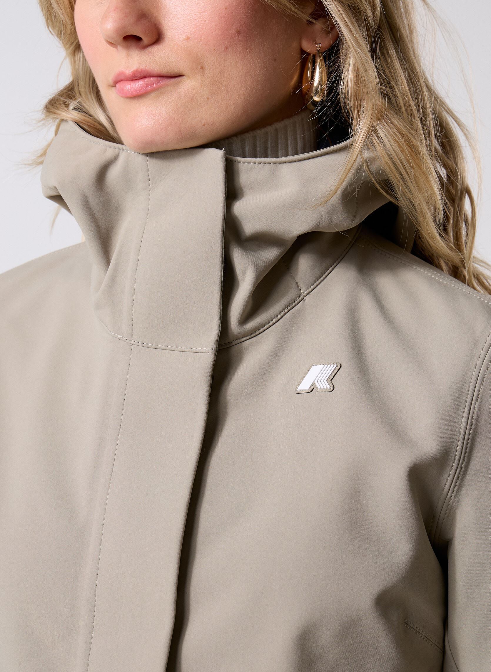 Vestes imperméable Stephy Bonded femme marron K-Way Vestes imperméable Stephy Bonded femme marron GREEN OAK - BLUE DEPTH