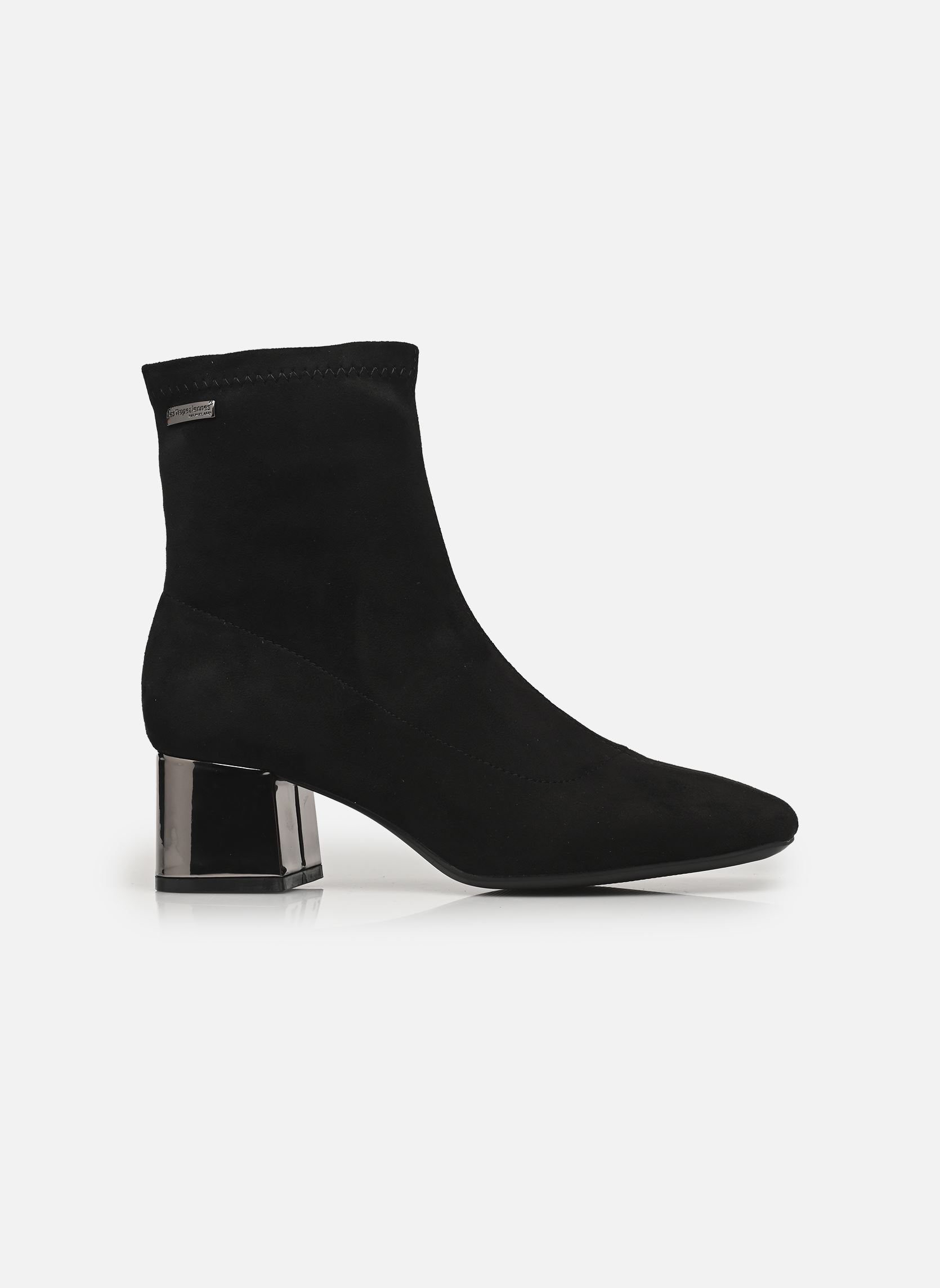 Niedrige Ankle Boots DANIELA damen schwarz Les Tropéziennes par M Belarbi Niedrige Ankle Boots DANIELA damen schwarz NOIR ARGNT FONCÉ