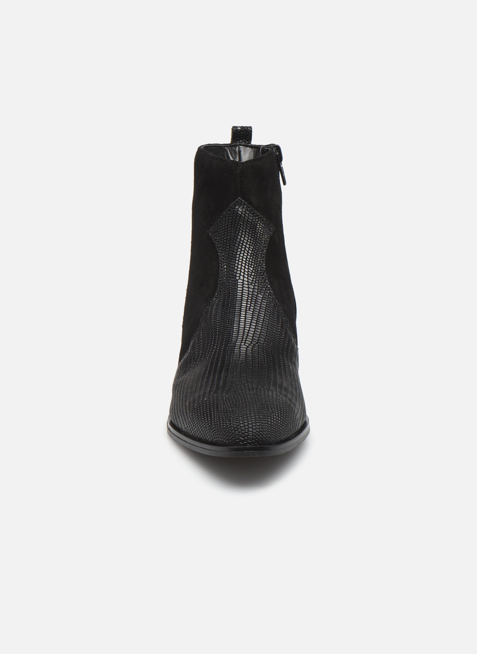 Niedrige Ankle Boots SOFIA damen schwarz Les Tropéziennes par M Belarbi Niedrige Ankle Boots SOFIA damen schwarz NOIR LEZARD