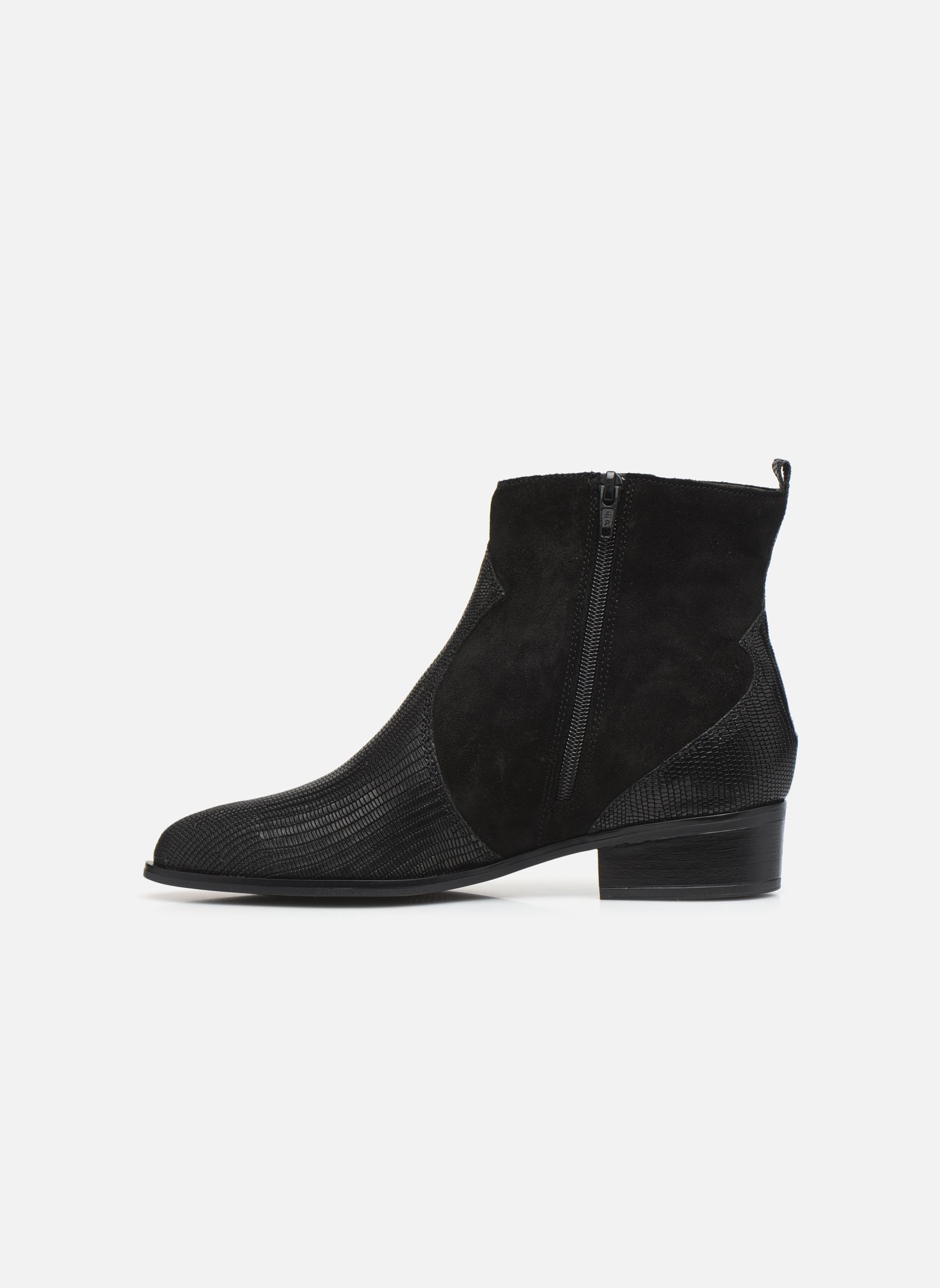 Niedrige Ankle Boots SOFIA damen schwarz Les Tropéziennes par M Belarbi Niedrige Ankle Boots SOFIA damen schwarz NOIR LEZARD