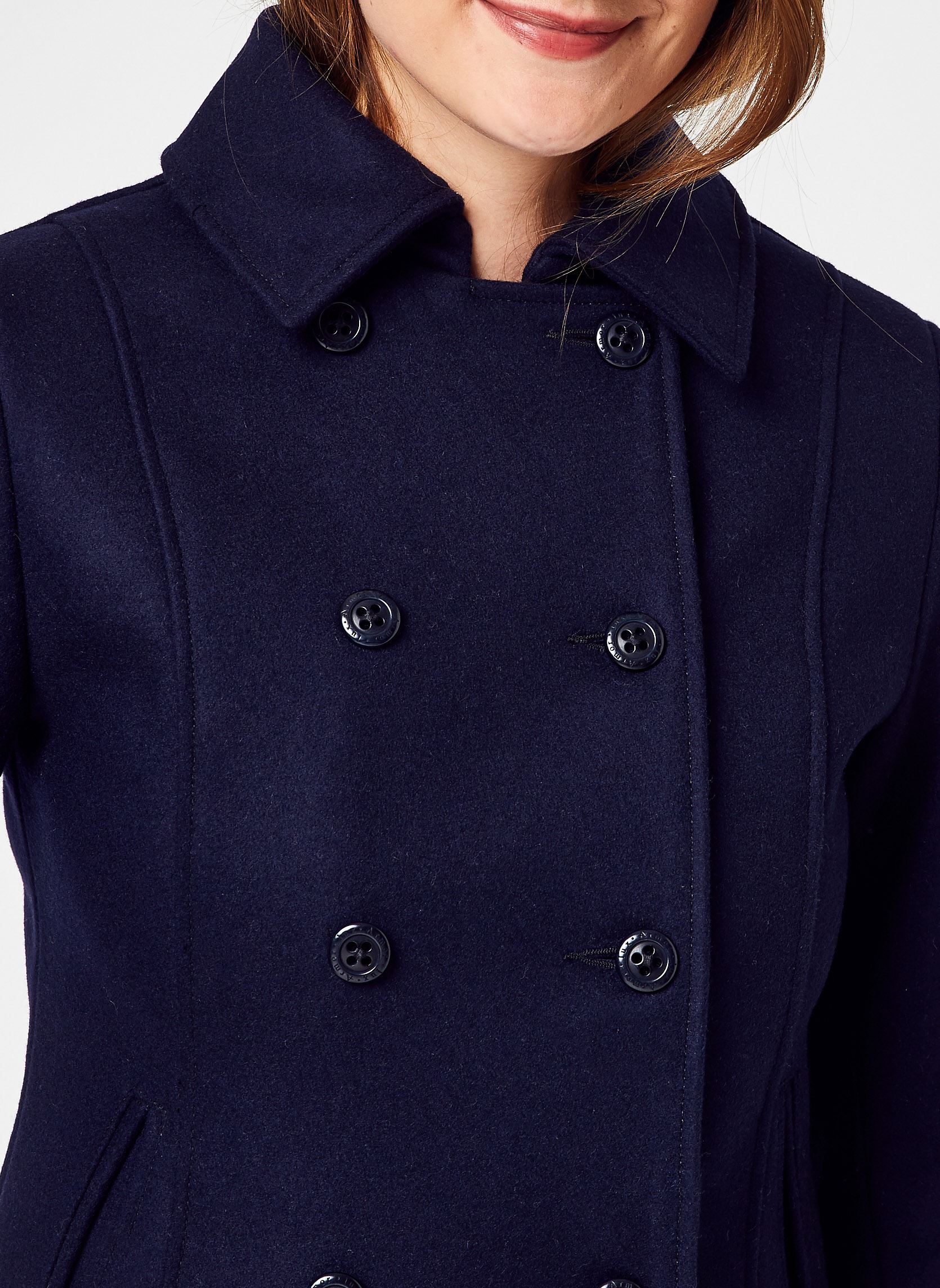 Manteaux classiques Caban court femme bleu Armor Lux Manteaux classiques Caban court femme bleu D85 RICH NAVY