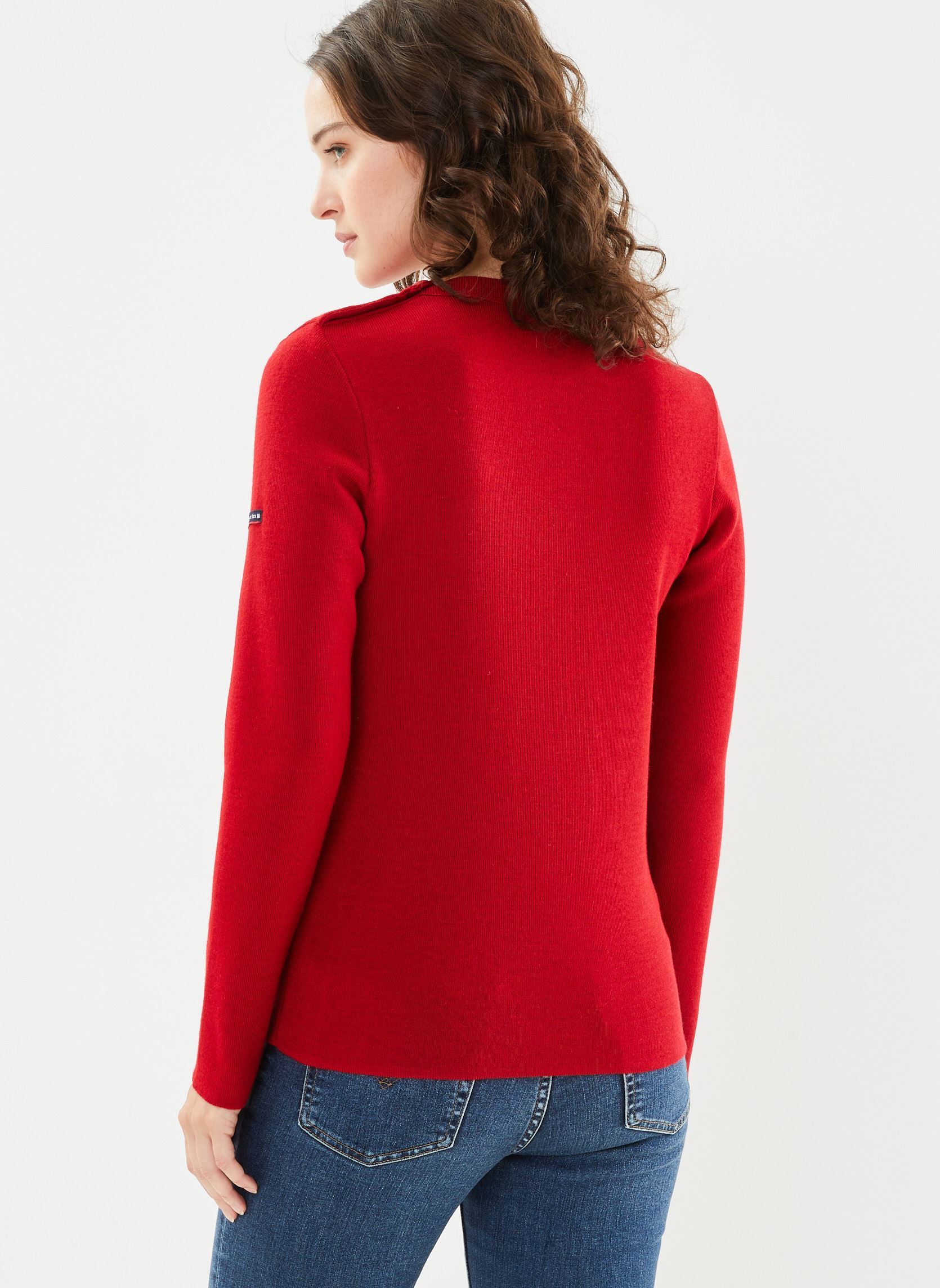 Pulls Pull marin femme rouge Armor Lux Pulls Pull marin femme rouge 296 BRAISE
