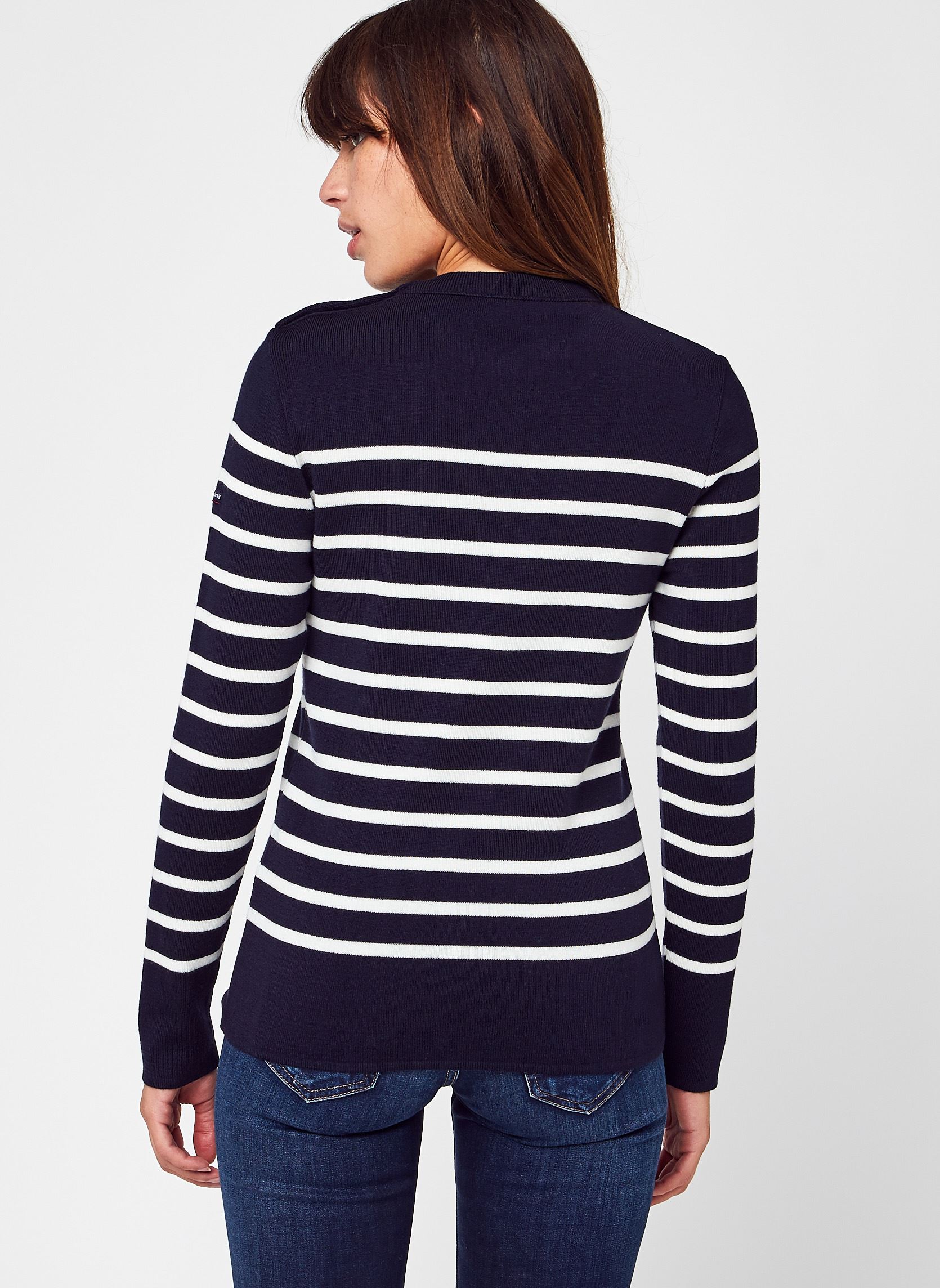 Pulls Pull Marin '' Briac'' Femme femme bleu Armor Lux Pulls Pull Marin '' Briac'' Femme femme bleu RICH NAVY - NATURE