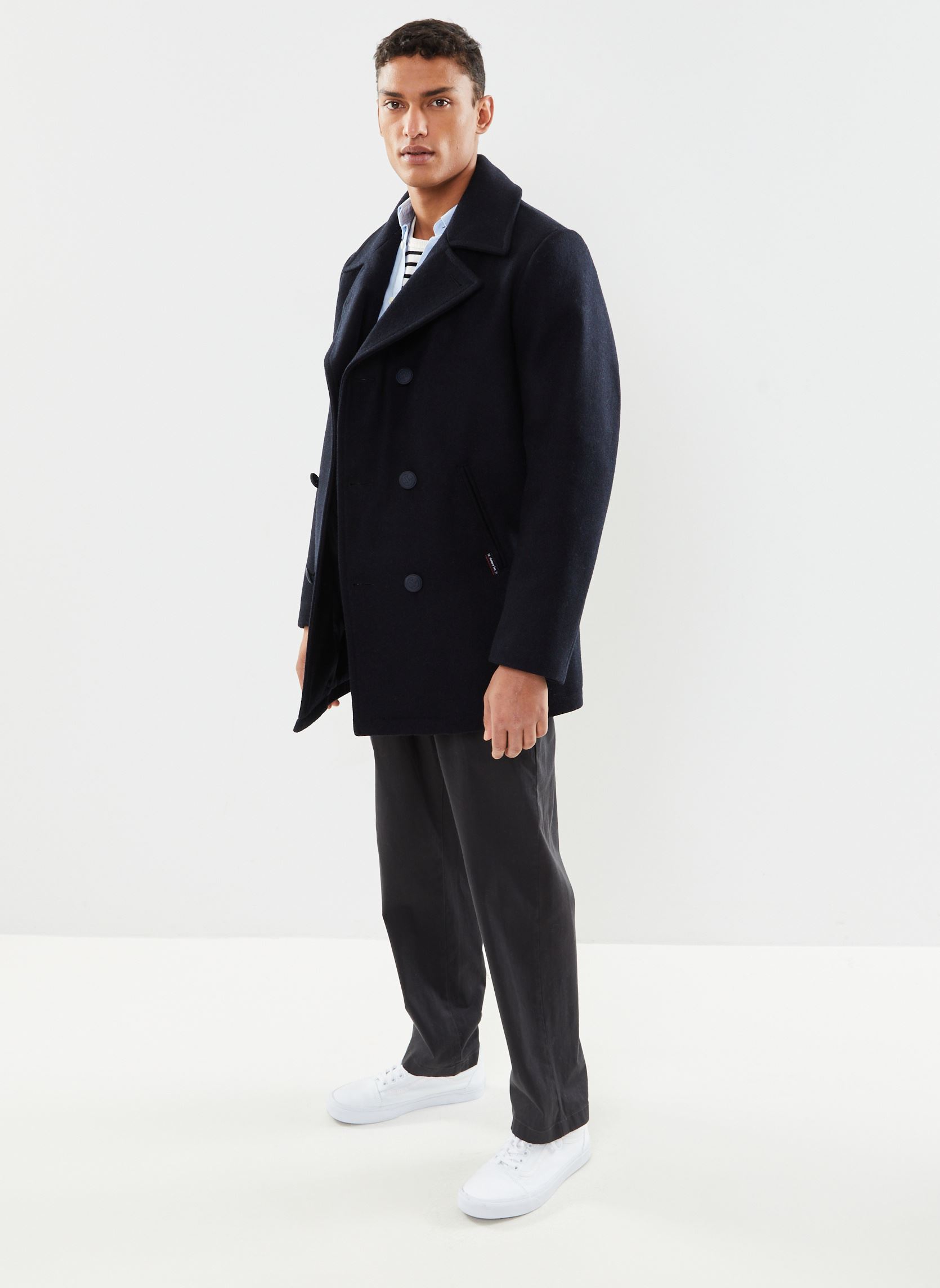 Manteaux classiques Caban homme bleu Armor Lux Manteaux classiques Caban homme bleu 300 NAVIRE