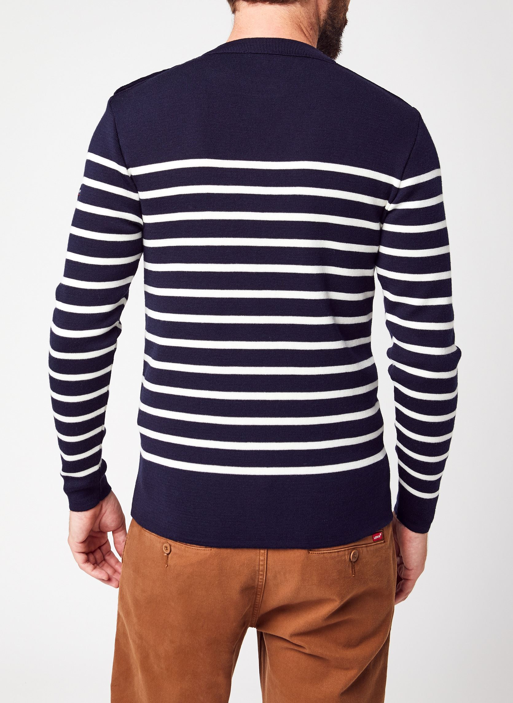 Pulls Pull Marin Goulenez homme bleu Armor Lux Pulls Pull Marin Goulenez homme bleu Navire Milk