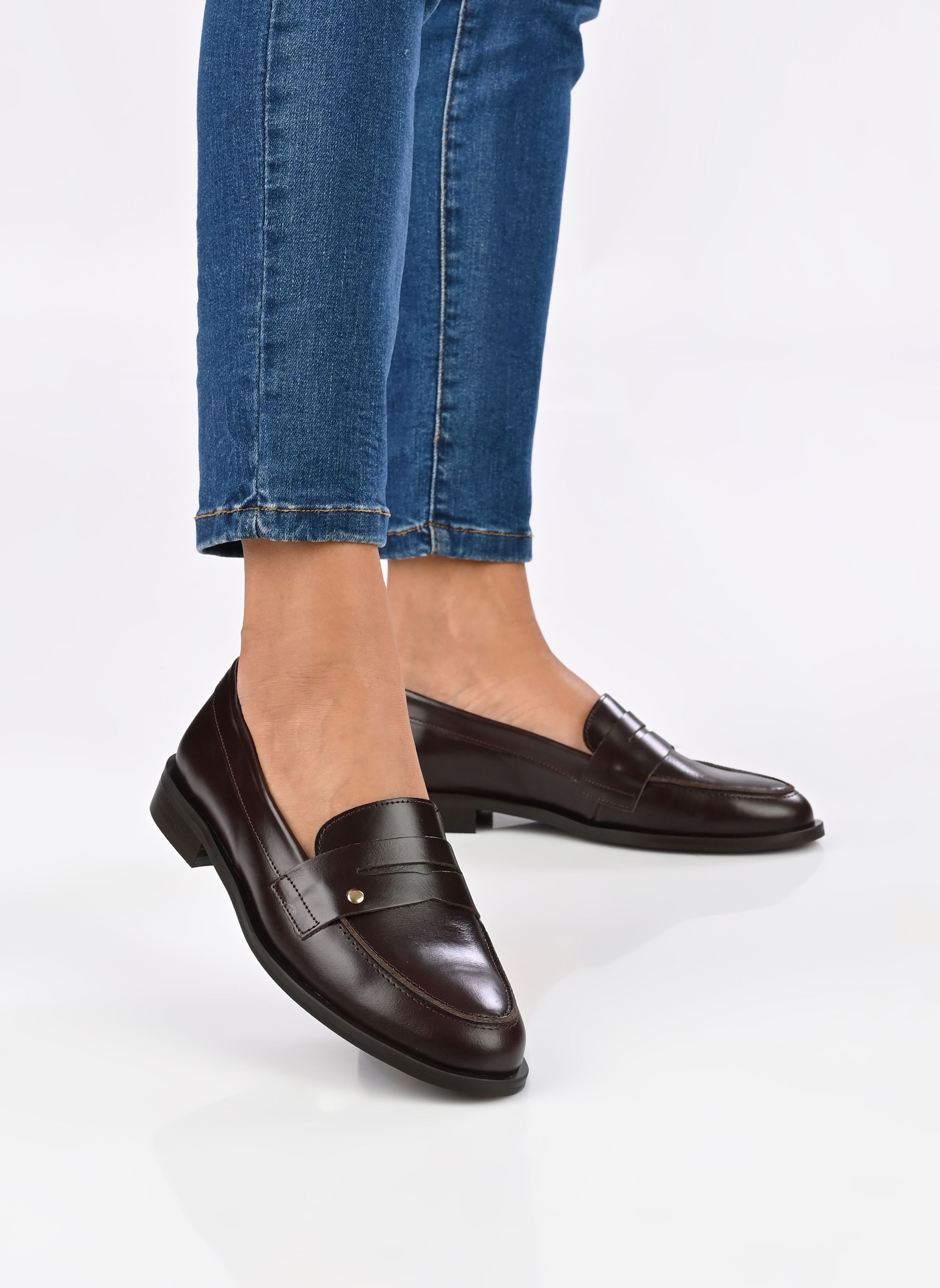 Mocassins Alwen femme marron Georgia Rose Mocassins Alwen femme marron CHOCOLAT