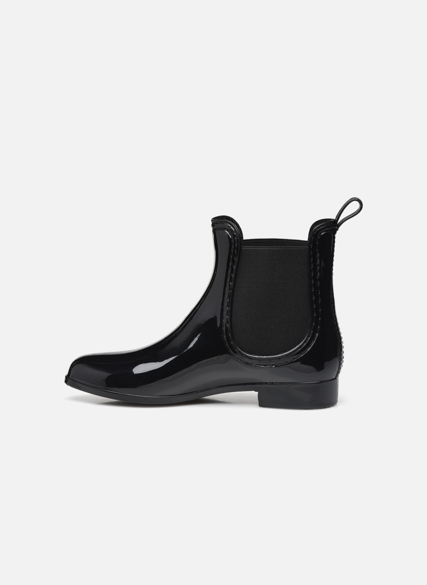Stivali da pioggia Kalosh Ii Maison Karl Ankle Bt donna nero Karl Lagerfeld Stivali da pioggia Kalosh Ii Maison Karl Ankle Bt donna nero Black Rubber W/Gold