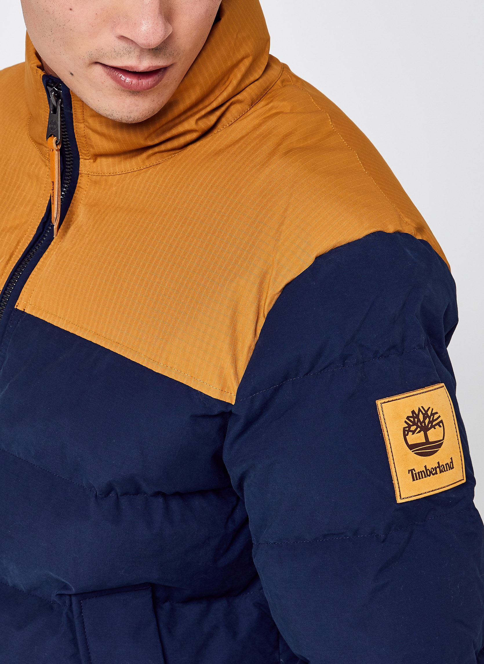 Doudounes Welch Mountain Puffer Jacket homme bleu Timberland Doudounes Welch Mountain Puffer Jacket homme bleu Wheat Boot-Dark Sapphire