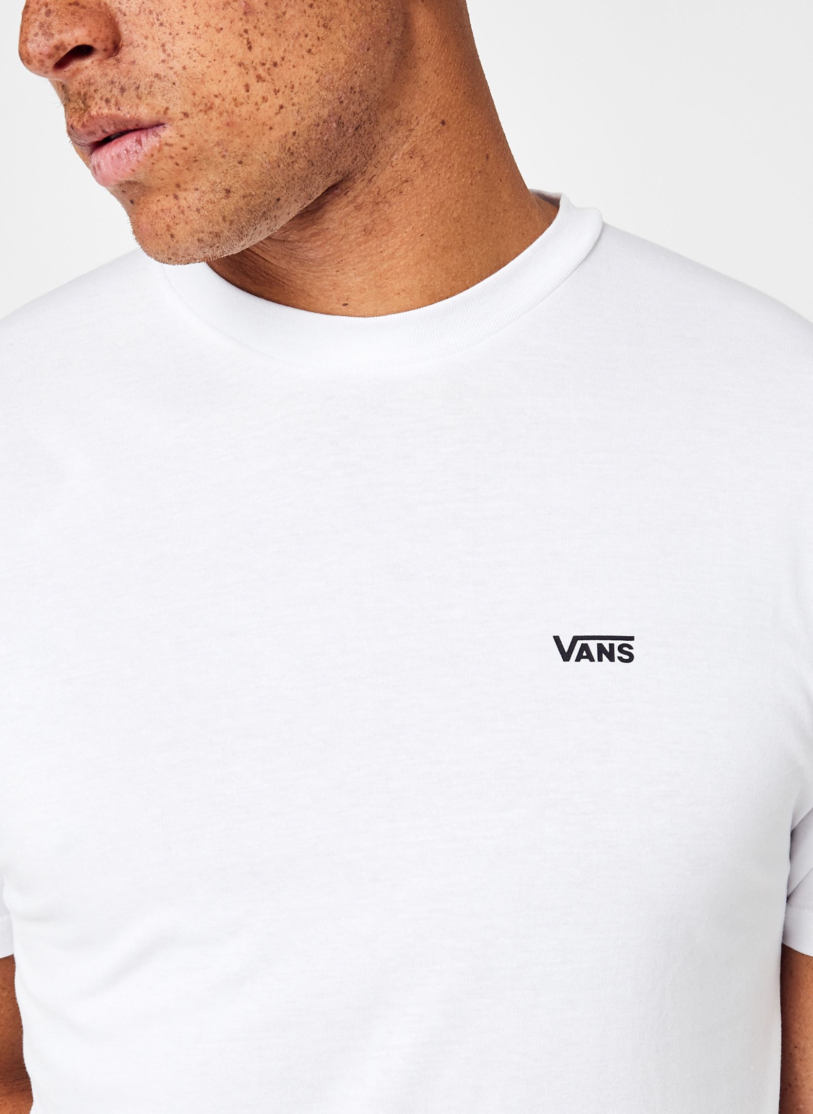 Tee-shirts Mn Left Chest Logo Tee homme blanc Vans Tee-shirts Mn Left Chest Logo Tee homme blanc WHITEBLACK