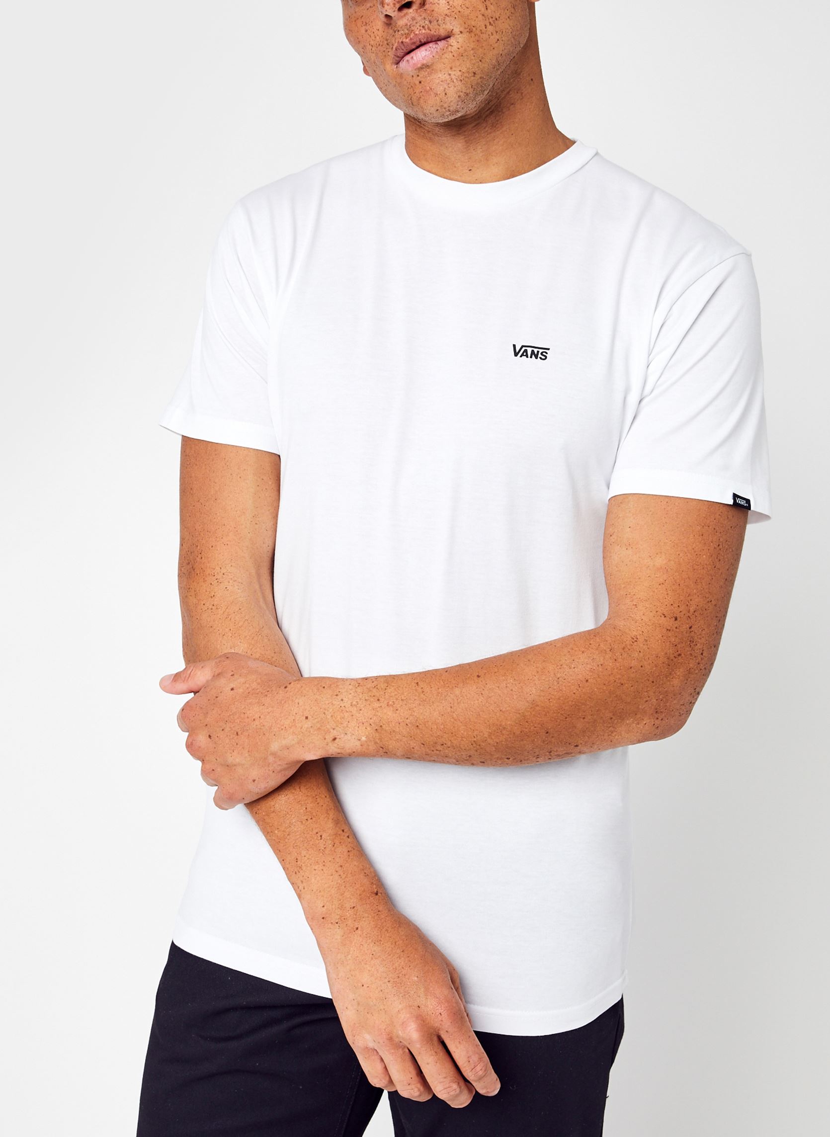 Tee-shirts Mn Left Chest Logo Tee homme blanc Vans Tee-shirts Mn Left Chest Logo Tee homme blanc WHITEBLACK