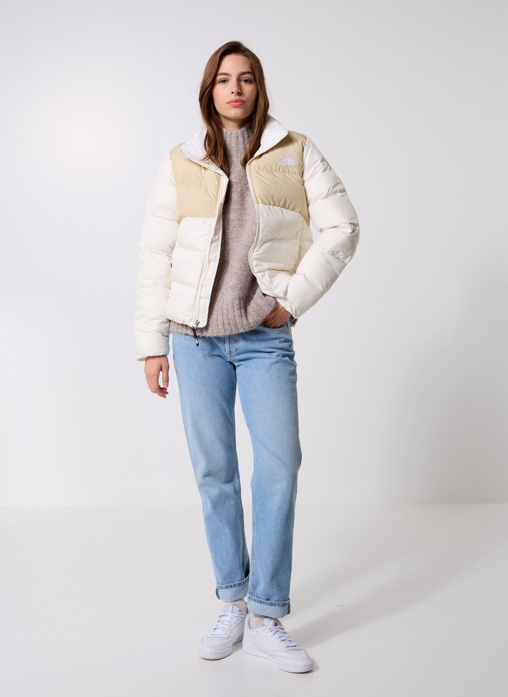 Doudounes W Saikuru Jacket femme blanc The North Face Doudounes W Saikuru Jacket femme blanc GRAVEL/WHITE DUNE