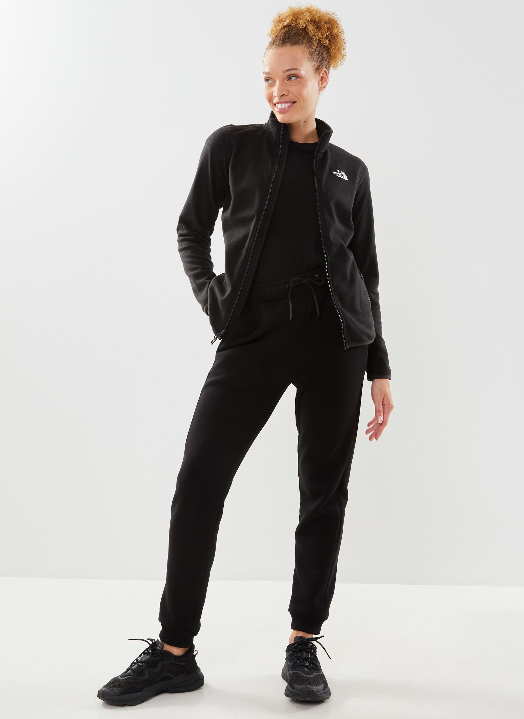 Vestes polaires W 100 Glacier Fz - Eu femme noir The North Face Vestes polaires W 100 Glacier Fz - Eu femme noir BLACK
