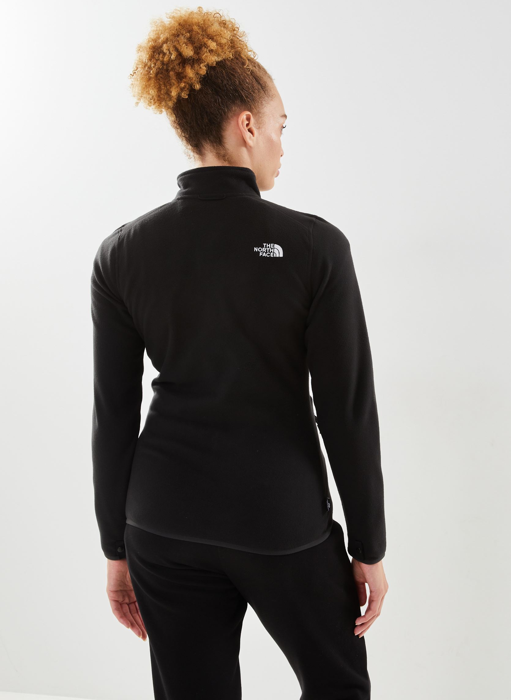 Vestes polaires W 100 Glacier Fz - Eu femme noir The North Face Vestes polaires W 100 Glacier Fz - Eu femme noir BLACK