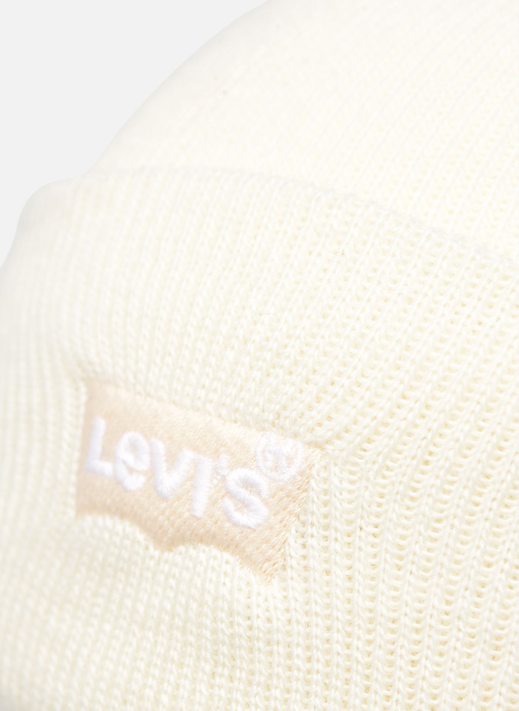 Mützen Women's Slouchy Beanie - Tonal Batwing damen weiß Levi's Mützen Women's Slouchy Beanie - Tonal Batwing damen weiß Regular White