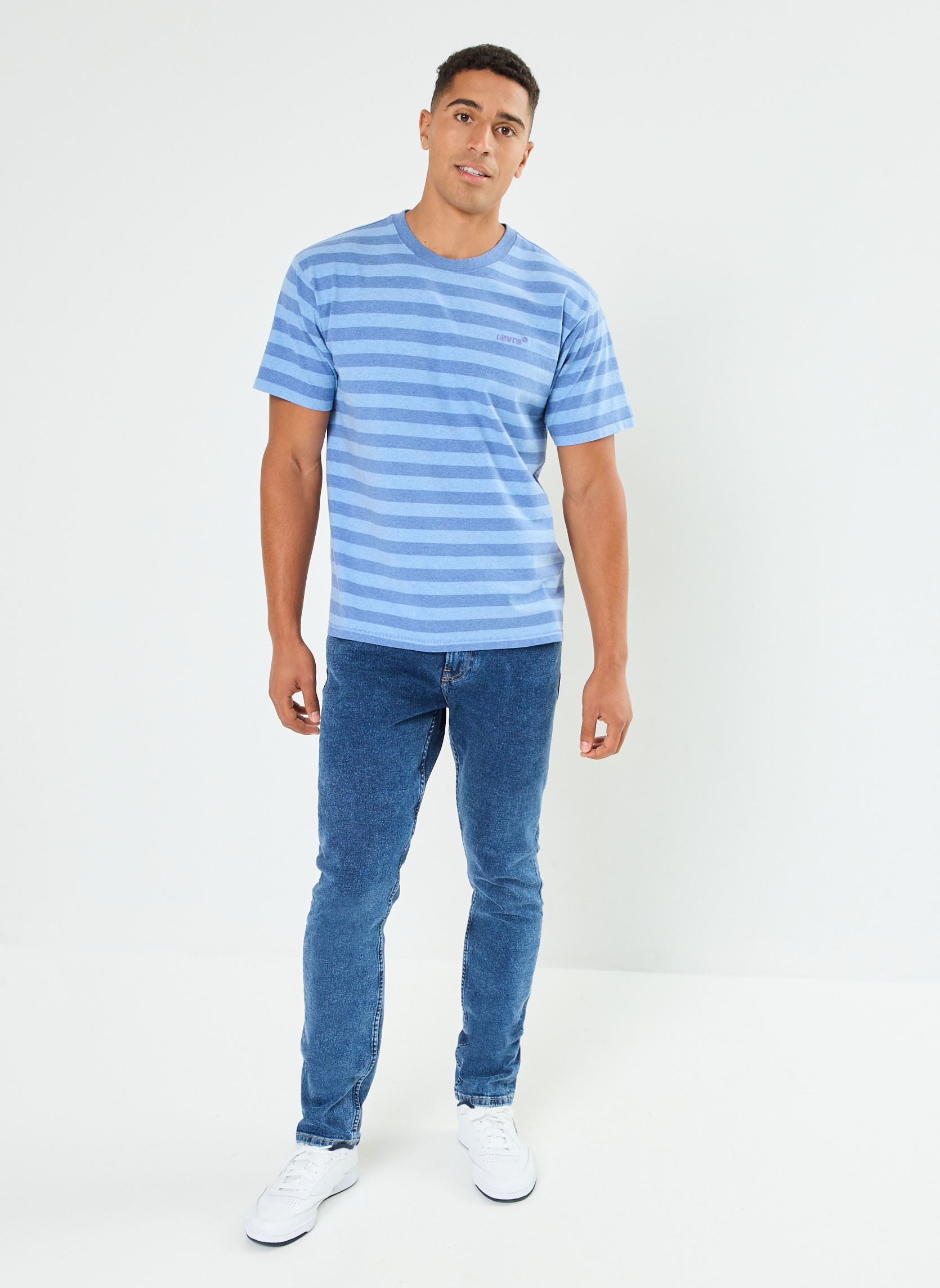 Tee-shirts Red Tab Vintage Tee homme bleu Levi's Tee-shirts Red Tab Vintage Tee homme bleu Bardo Stripe Bleache