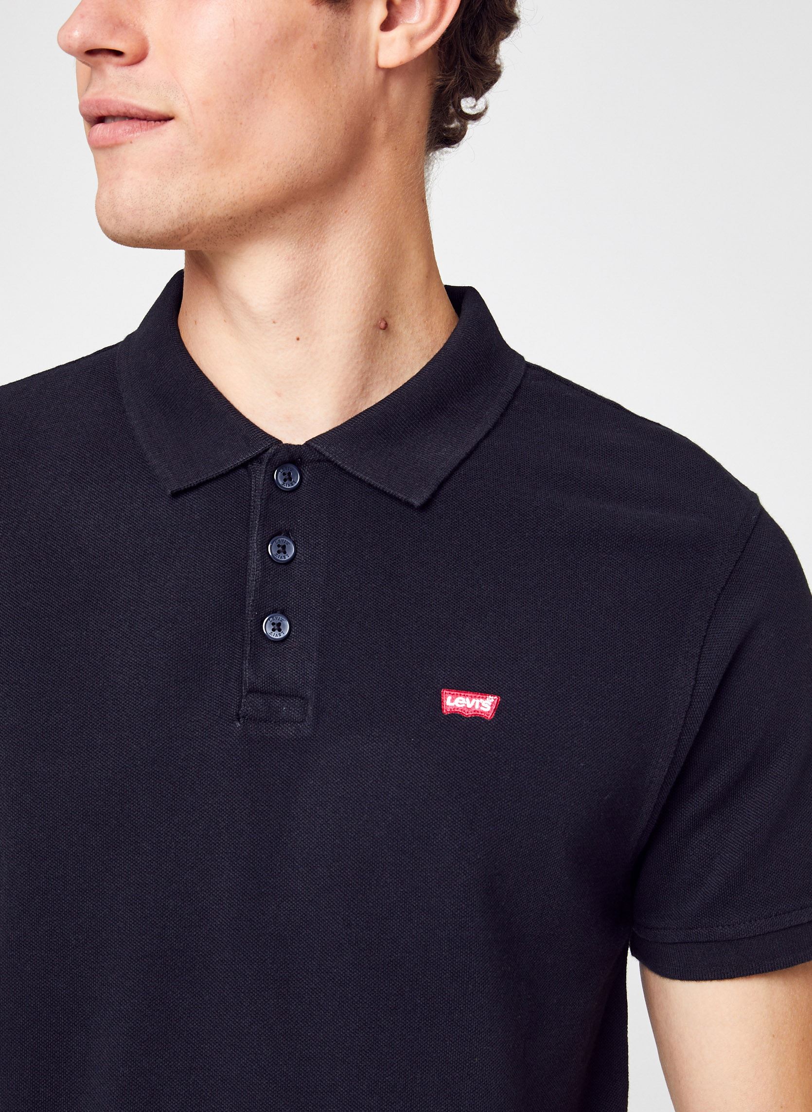 Polos New Levis Hm Polo homme noir Levi's Polos New Levis Hm Polo homme noir MINERAL BLACK