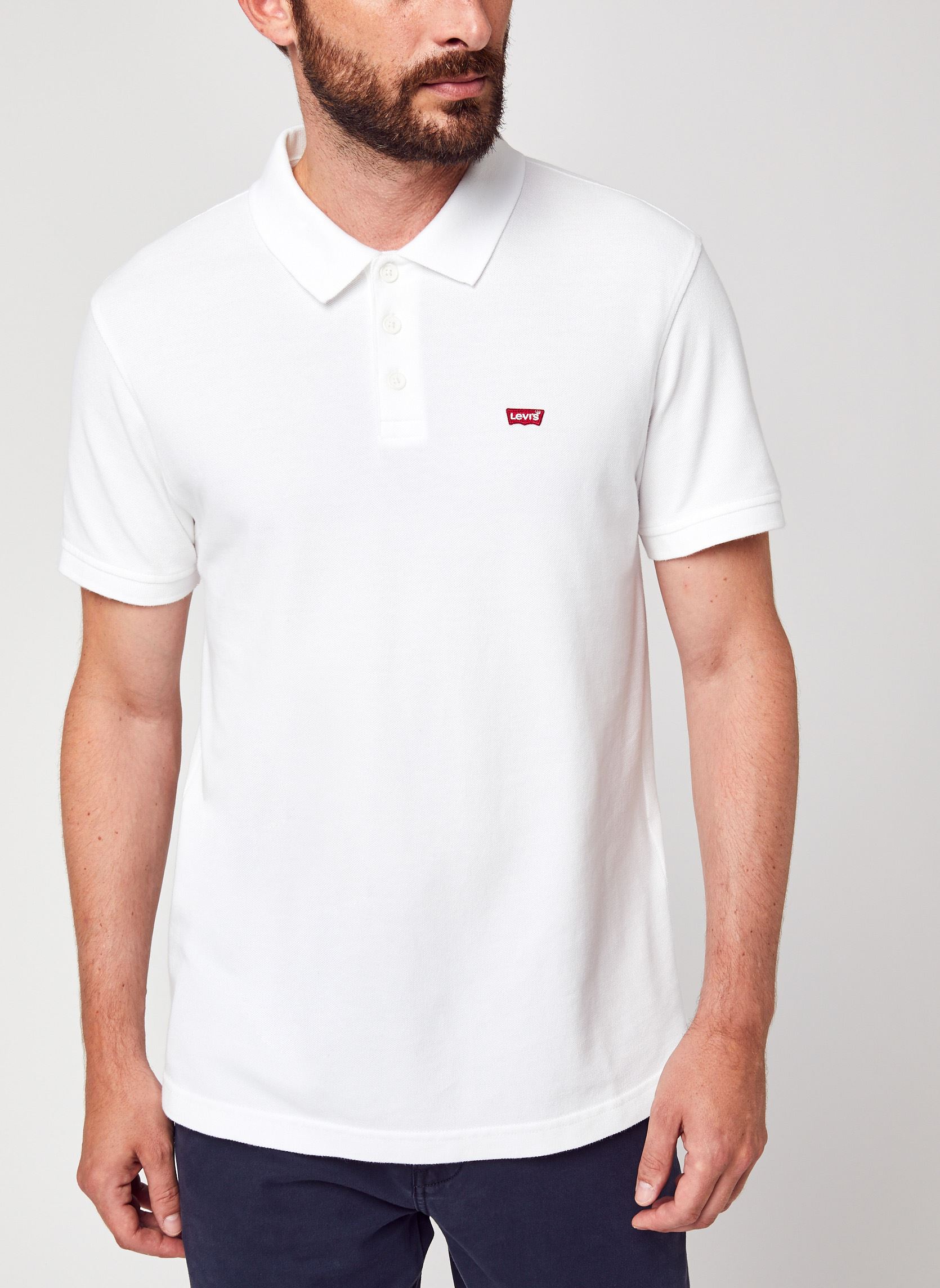 Polos New Levis Hm Polo homme blanc Levi's Polos New Levis Hm Polo homme blanc WHITE +