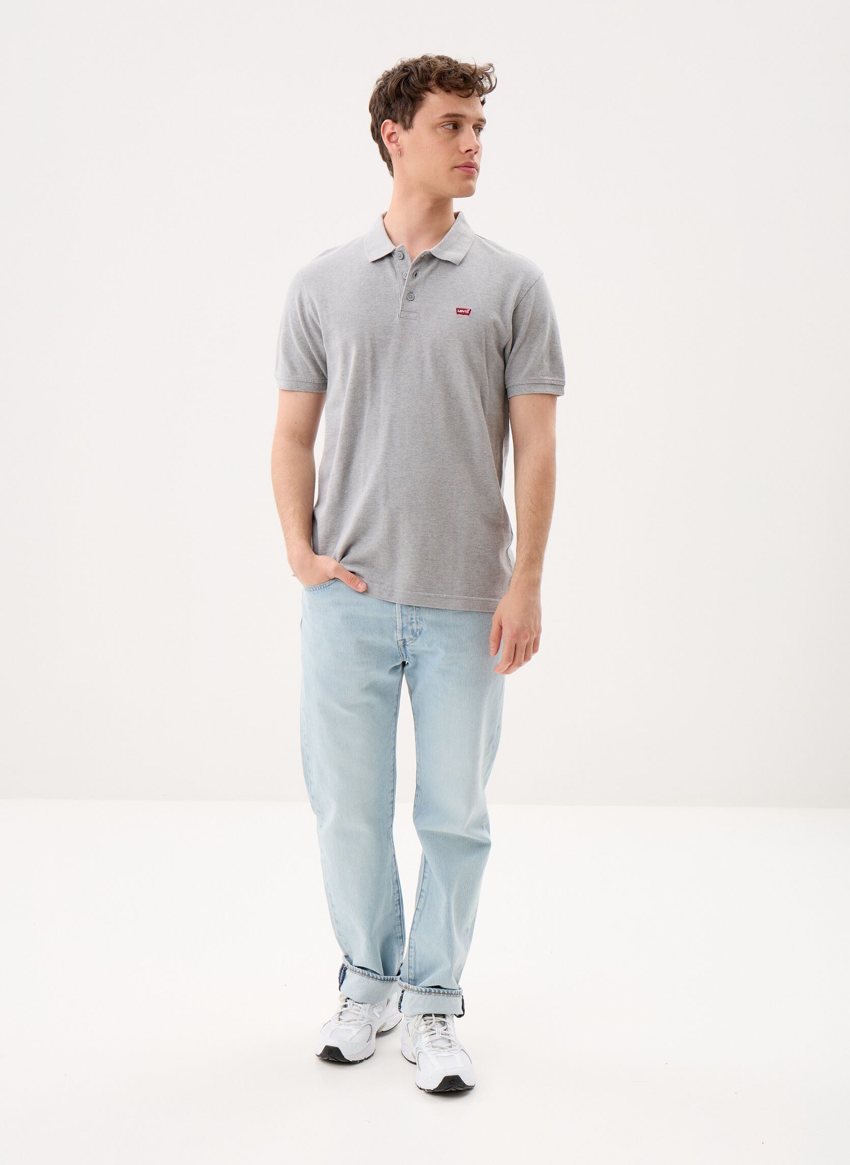 Polos New Levis Hm Polo homme gris Levi's Polos New Levis Hm Polo homme gris MEDIUM GREY HEATHER