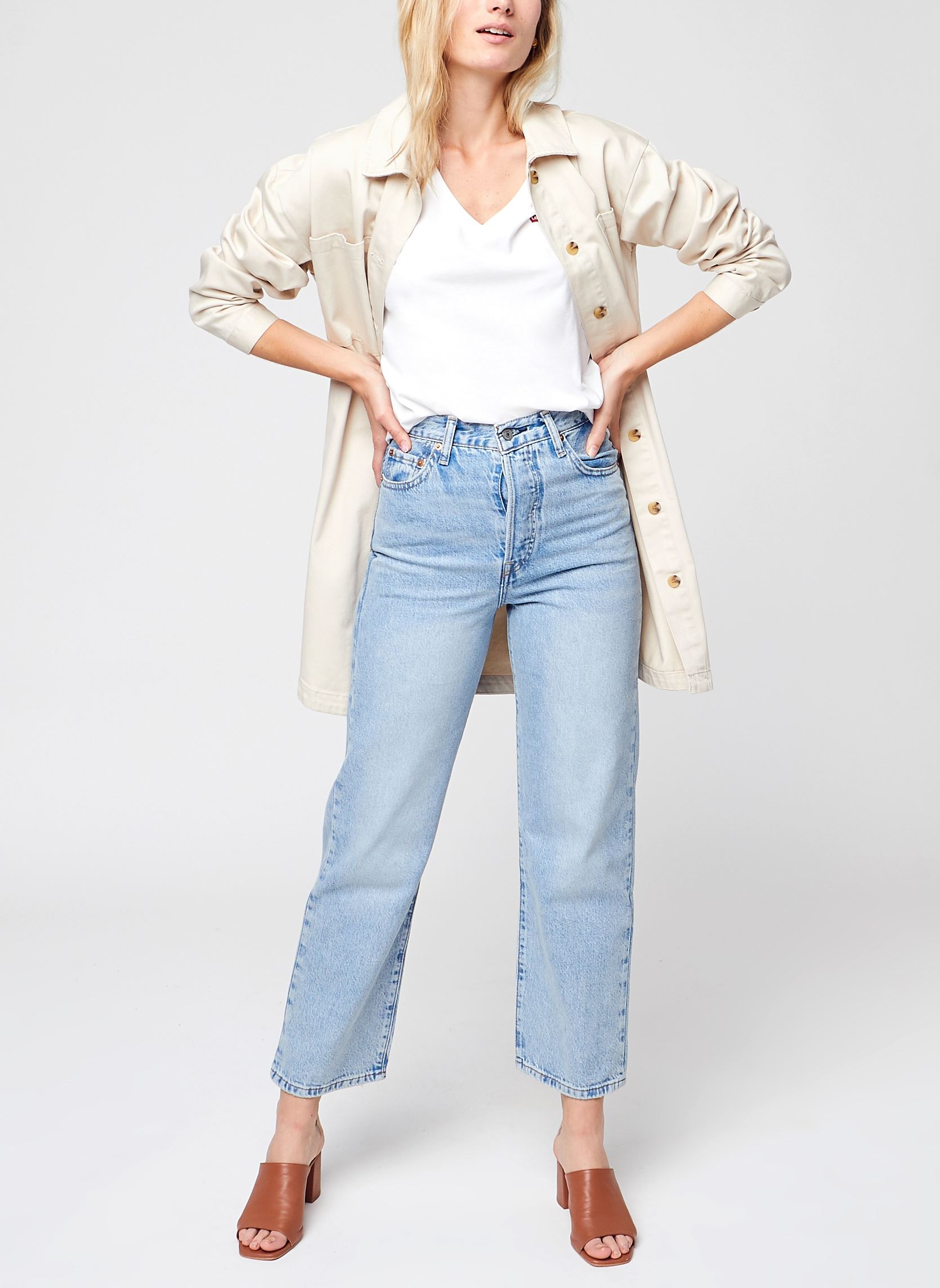 Tee-shirts Perfect Vneck femme blanc Levi's Tee-shirts Perfect Vneck femme blanc WHITE +