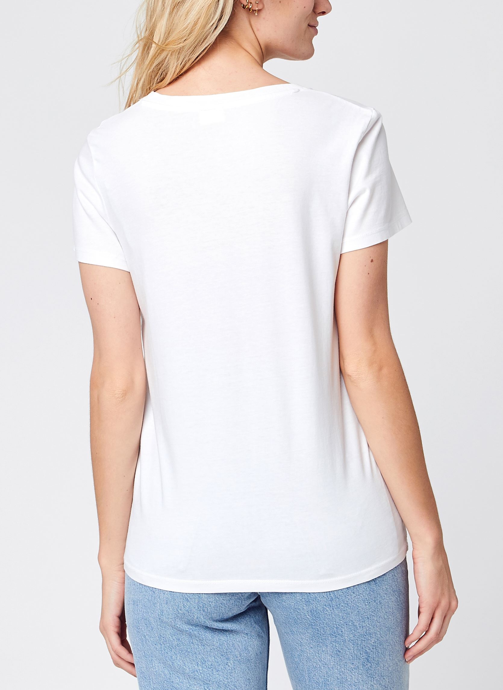 Tee-shirts Perfect Vneck femme blanc Levi's Tee-shirts Perfect Vneck femme blanc WHITE +