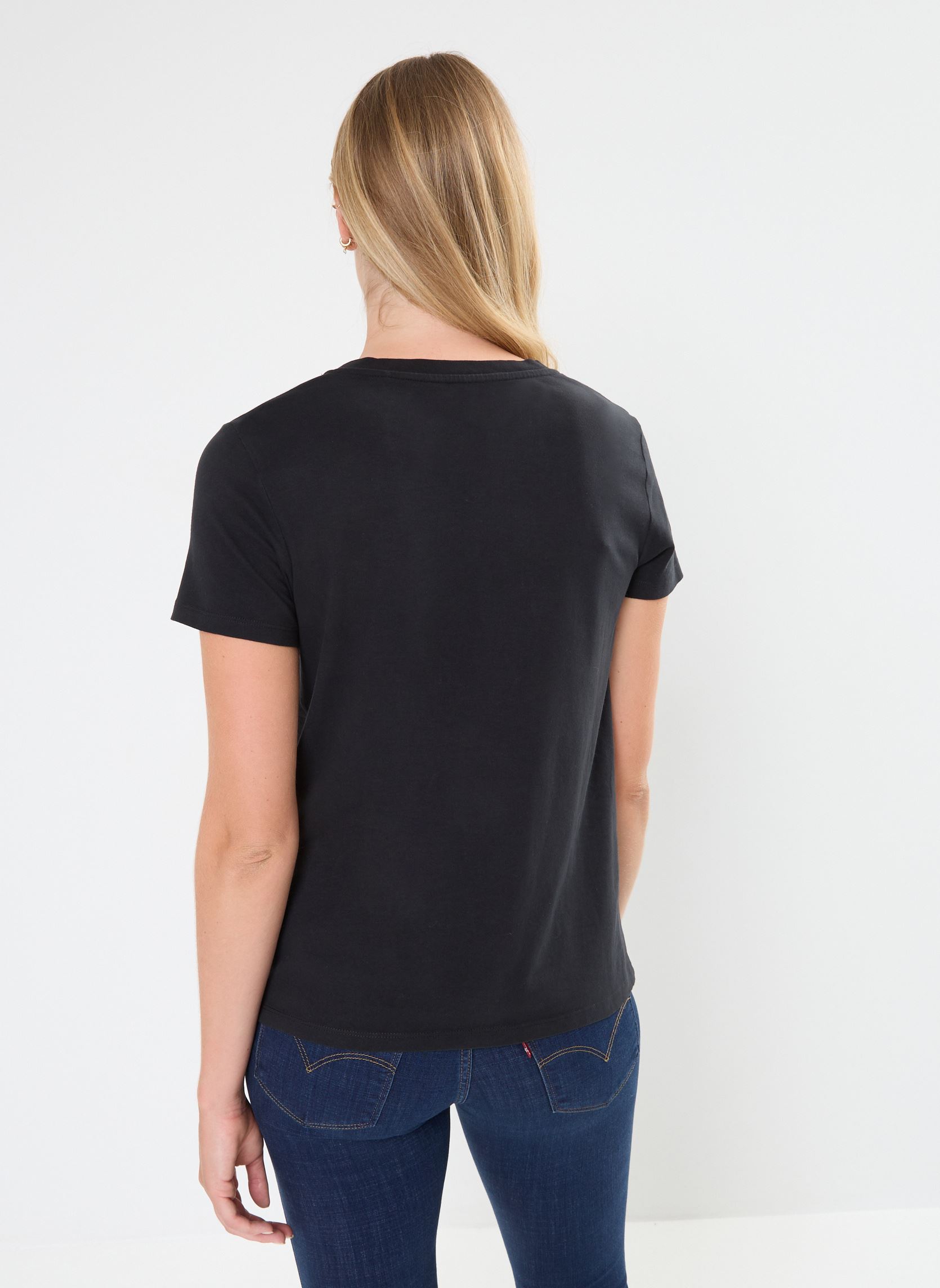 T-Shirts Perfect Vneck damen schwarz Levi's T-Shirts Perfect Vneck damen schwarz CAVIAR