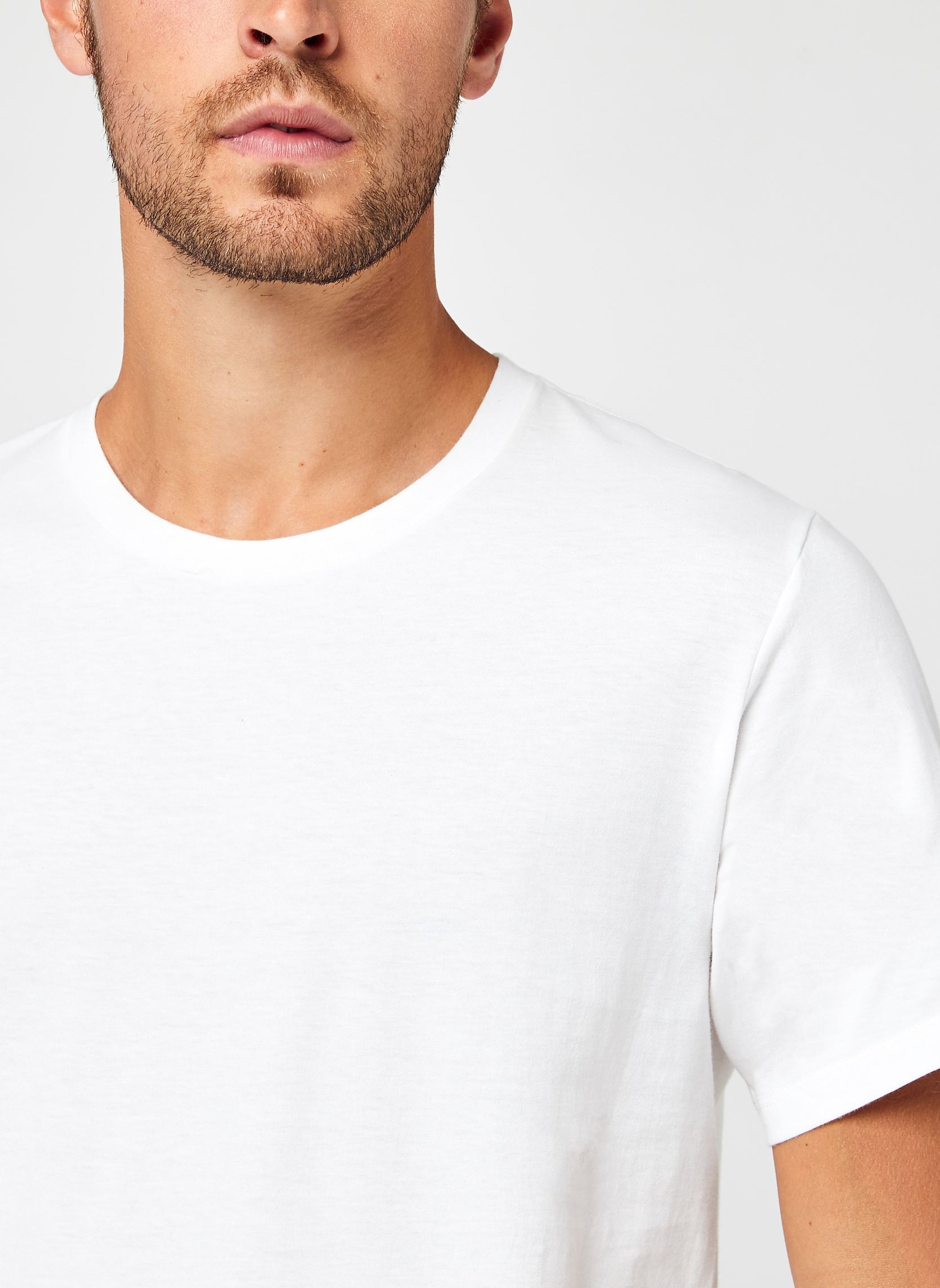 Tee-shirts SS Crew Neck 3Pk homme blanc Calvin Klein Tee-shirts SS Crew Neck 3Pk homme blanc White