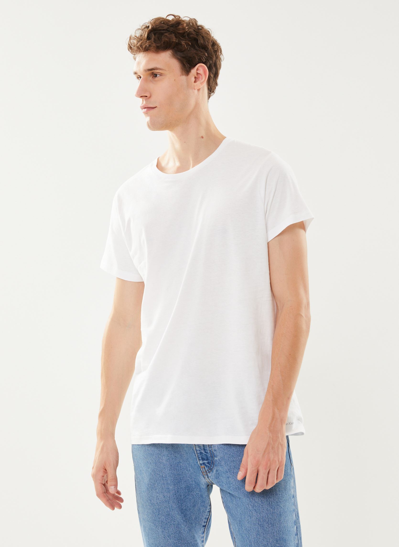 Tee-shirts SS Crew Neck 3Pk homme multicolore Calvin Klein Tee-shirts SS Crew Neck 3Pk homme multicolore Black/ White/ Grey Heather