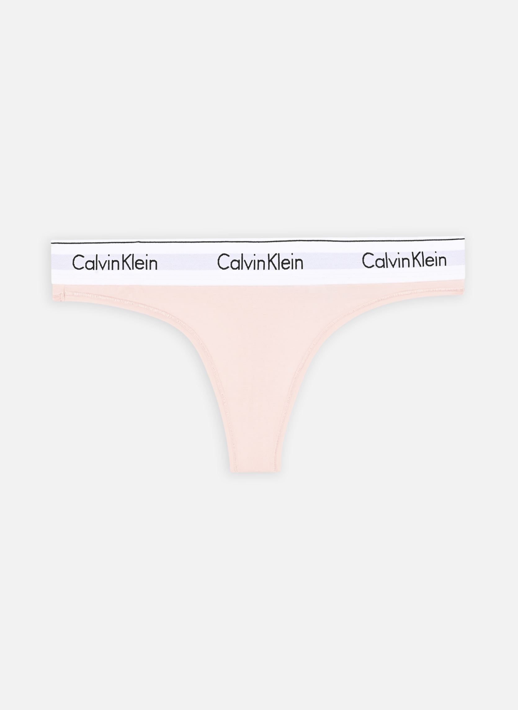 Calvin Klein Thong 000QF6878E String coordonné Syrah Femme - vue 6