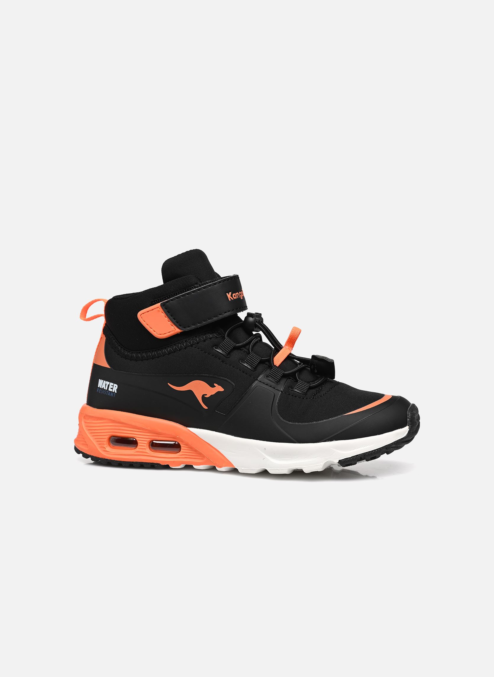 Baskets basses KX-Hydro garçon noir Kangaroos Baskets basses KX-Hydro garçon noir JET BLACK/NEON ORANGE