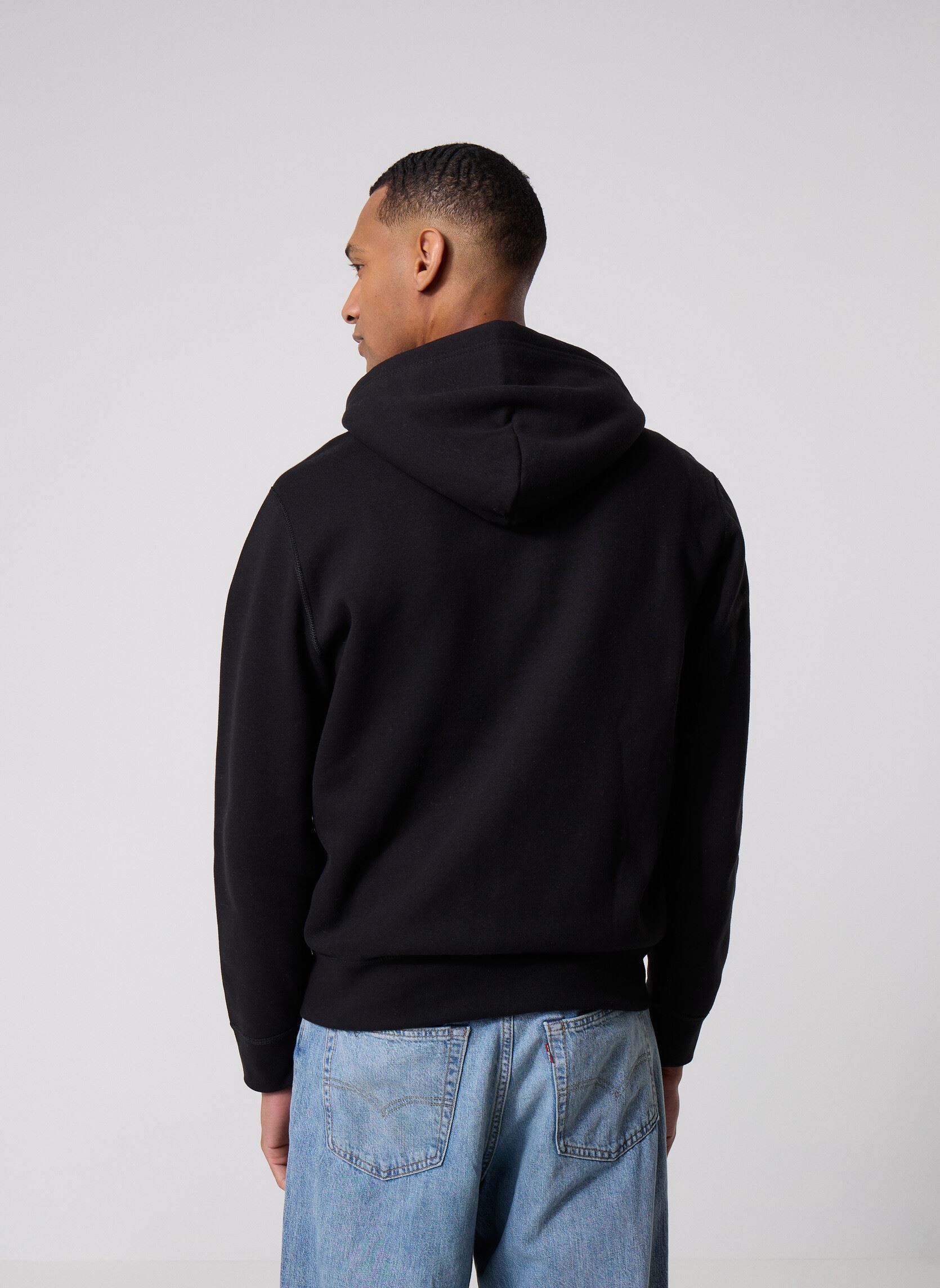 Sweaters met rits Le sweat à capuche RL en molleton heren zwart Polo Ralph Lauren Sweaters met rits Le sweat à capuche RL en molleton heren zwart POLO BLACK