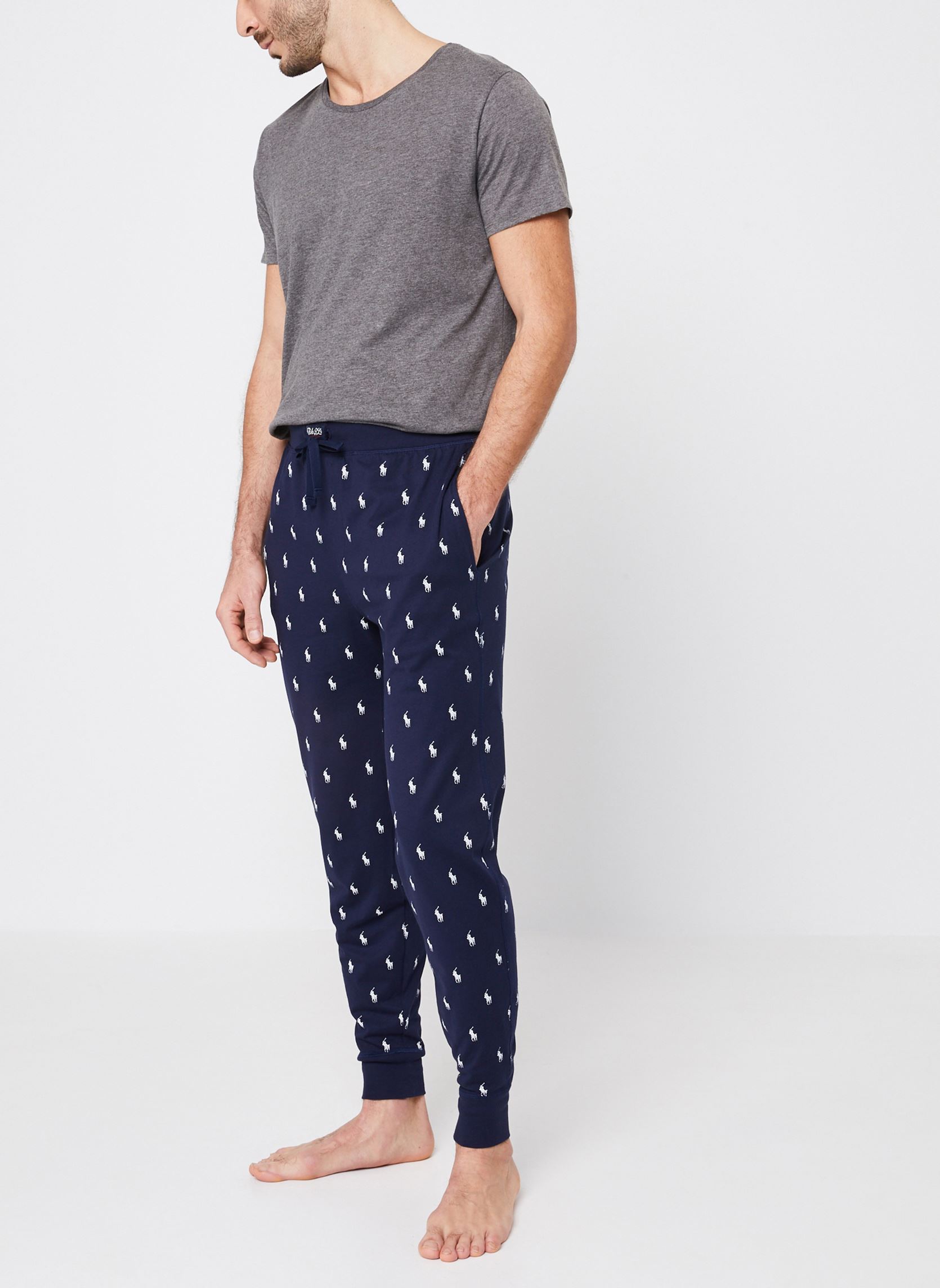 Joggingbroeken Jogger-Sleep-Bottom heren blauw Polo Ralph Lauren Joggingbroeken Jogger-Sleep-Bottom heren blauw CRUISE NAVY AOPP