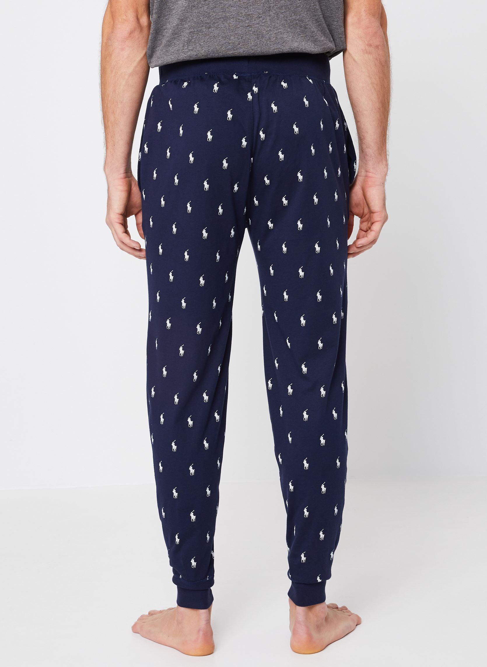 Joggingbroeken Jogger-Sleep-Bottom heren blauw Polo Ralph Lauren Joggingbroeken Jogger-Sleep-Bottom heren blauw CRUISE NAVY AOPP
