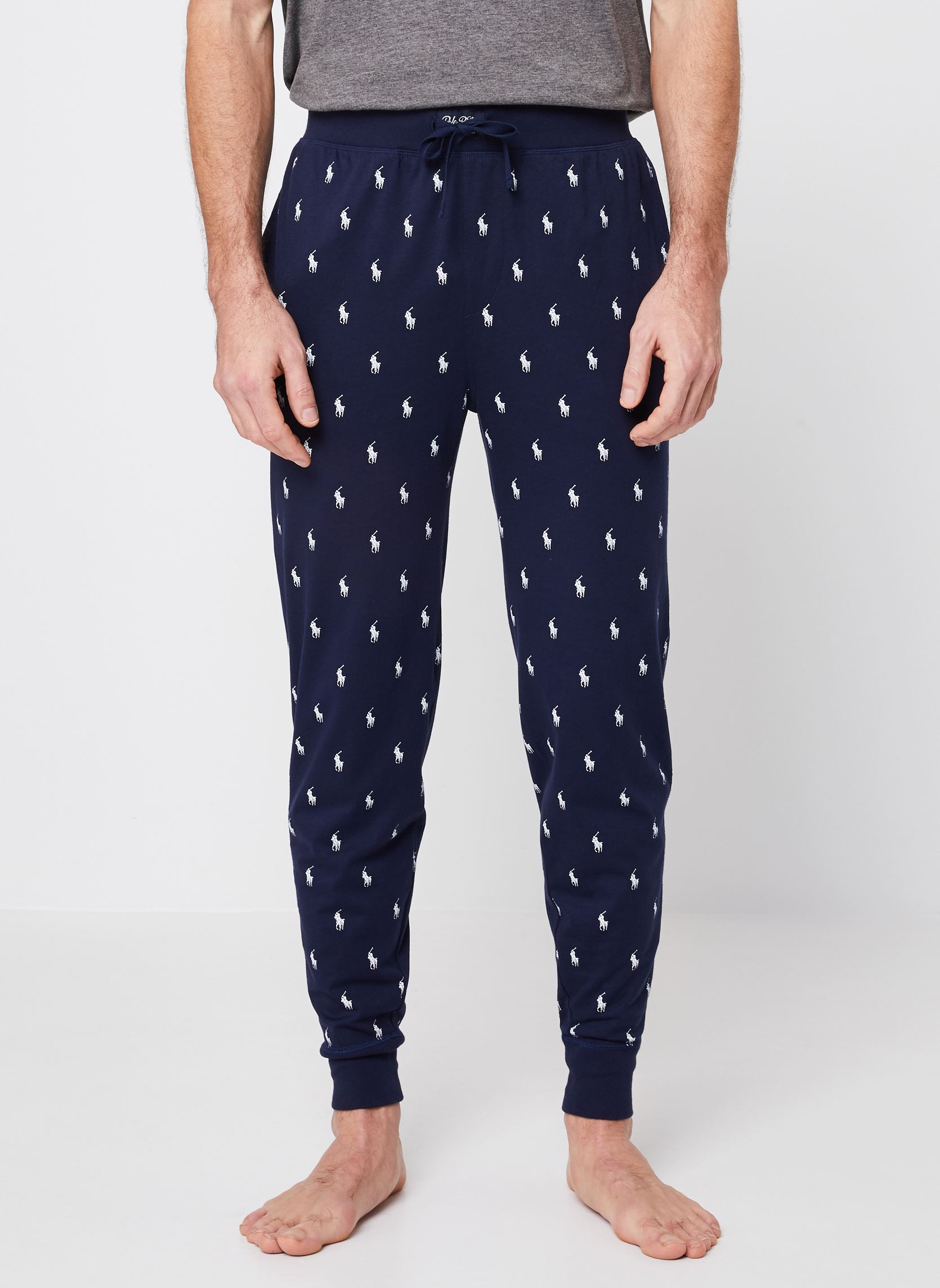 Joggingbroeken Jogger-Sleep-Bottom heren blauw Polo Ralph Lauren Joggingbroeken Jogger-Sleep-Bottom heren blauw CRUISE NAVY AOPP