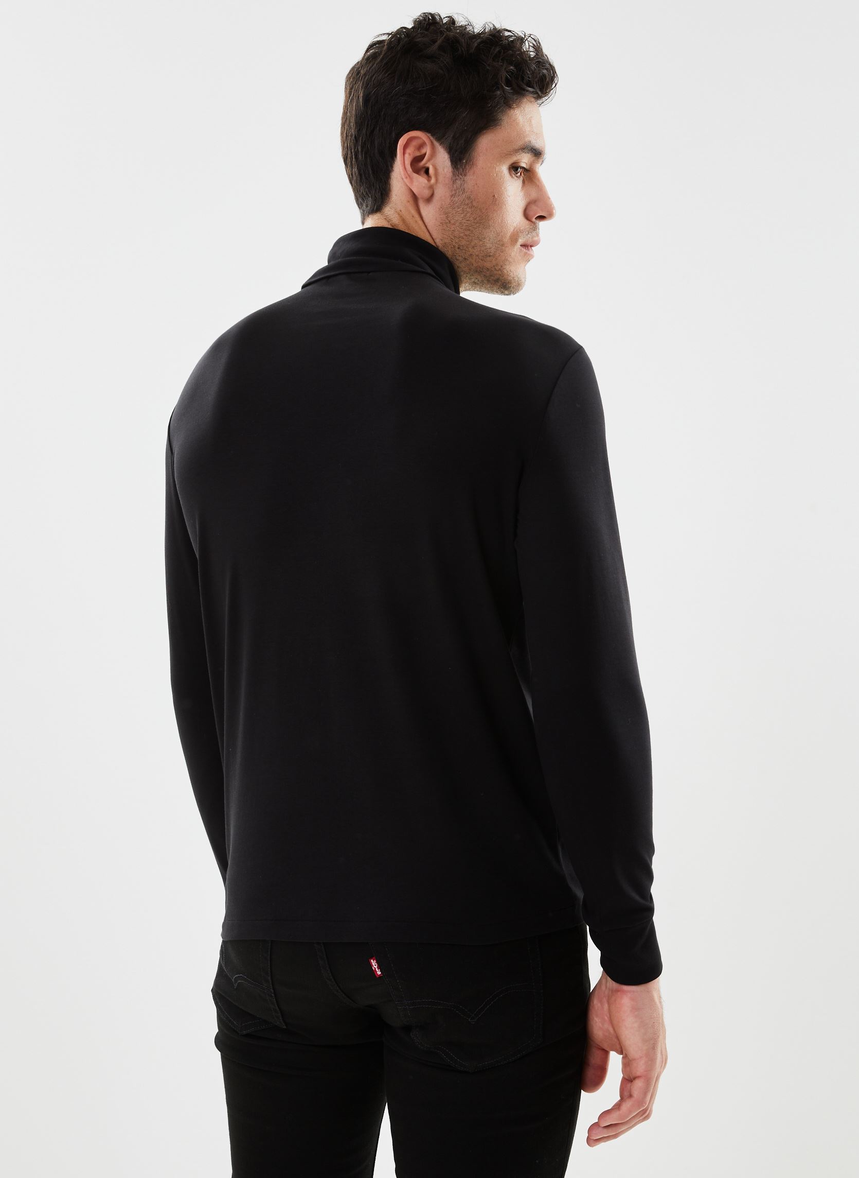Pullover Col roulé en coton PIMA doux herren schwarz Polo Ralph Lauren Pullover Col roulé en coton PIMA doux herren schwarz POLO BLACK