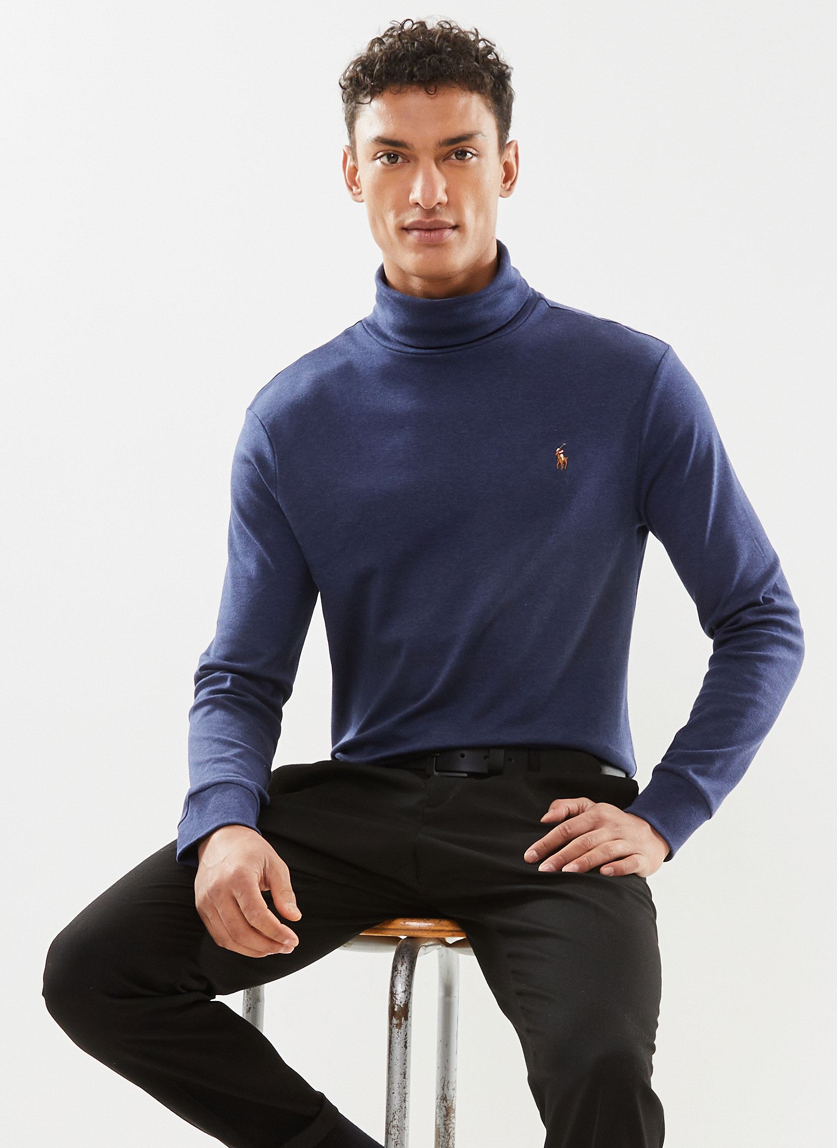 Vêtements Polo Ralph Lauren Col roulé en coton PIMA doux pour Accessoires